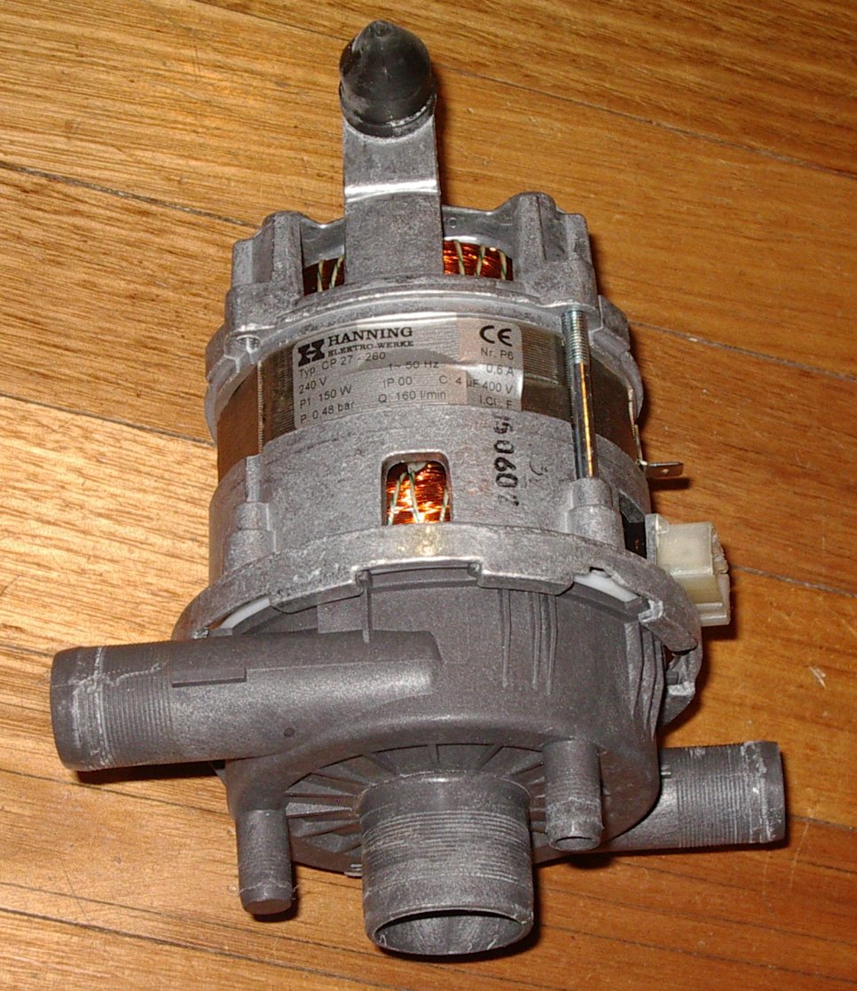 Dishlex Global DX300WA Hanning Wash Pump Motor Assembly - Part # 0214400031