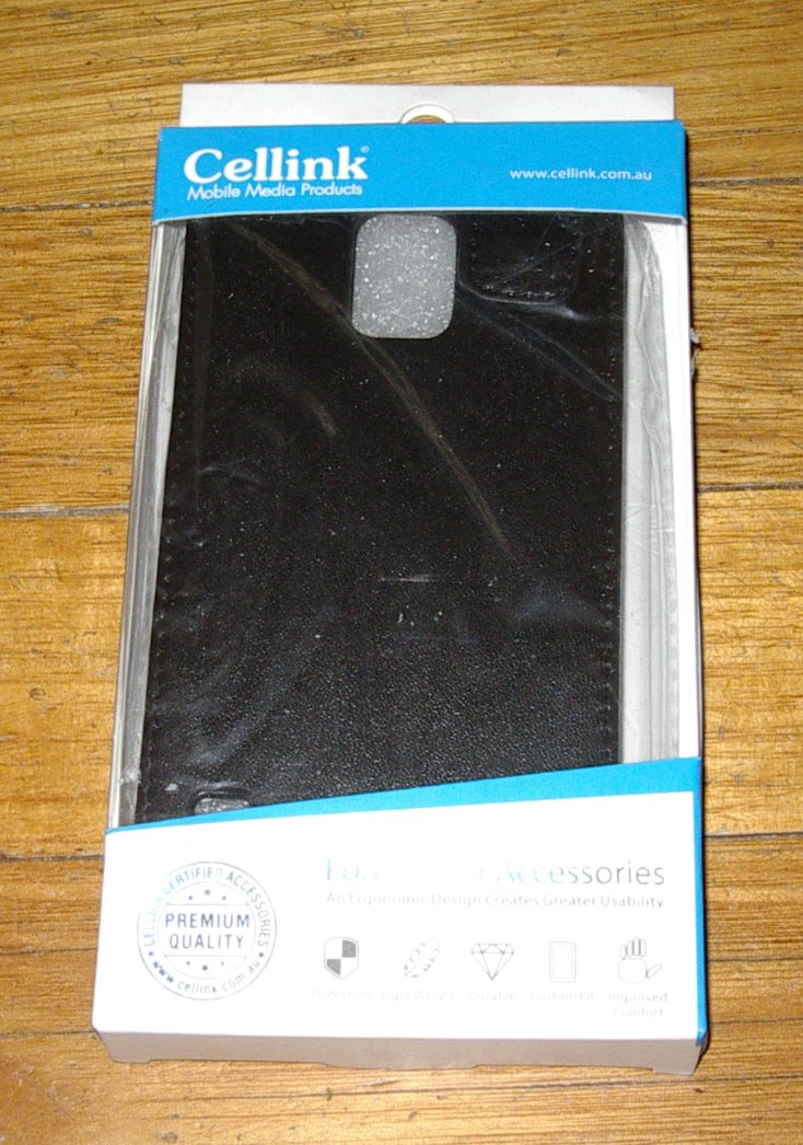 Premium Hard Leather Flip - Open Wallet Case for Samsung Galaxy S5 - Model ALC6532 - 102