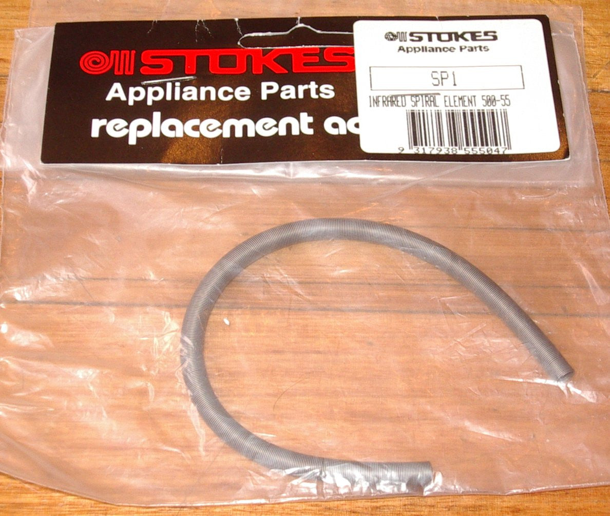 550 Watt, 240 Volt Silica Tube Spiral Heater Element - Part No. SP1