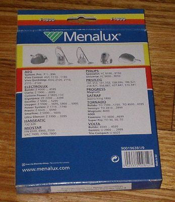 High - Performance Electrolux Excellio, Oxygen, ErgoSpace Vacuum Cleaner Replacement Filter - Part # F1800