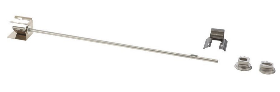 Bosch and Siemens Compatible Oven Shelf Right-Hand Side Rack Bushing Kit with Pushrod - Replacement Part No. 643512, 00643512