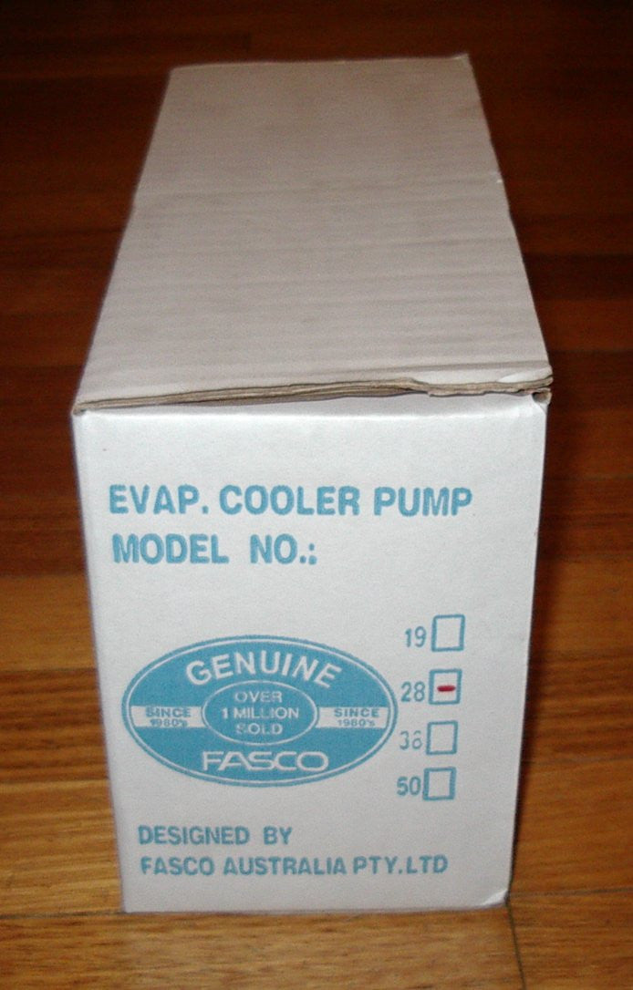 Fasco Universal Evaporative Cooler Water Circulation Pump with 28 Liters per Minute Flow Rate - Part # E/P28ST
