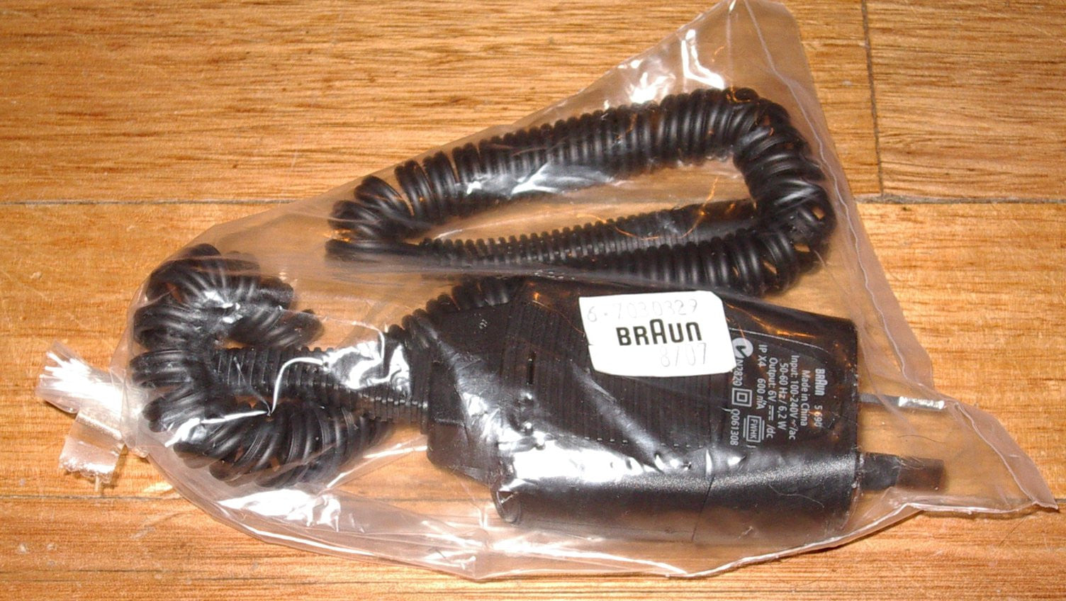 Braun Smart Cord for Curly Shaver with 2 - pin Australian Plug #7030829