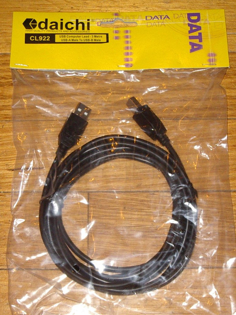 3 - Meter USB - A Male to USB - B Male Standard Printer Connecting Cable CL922