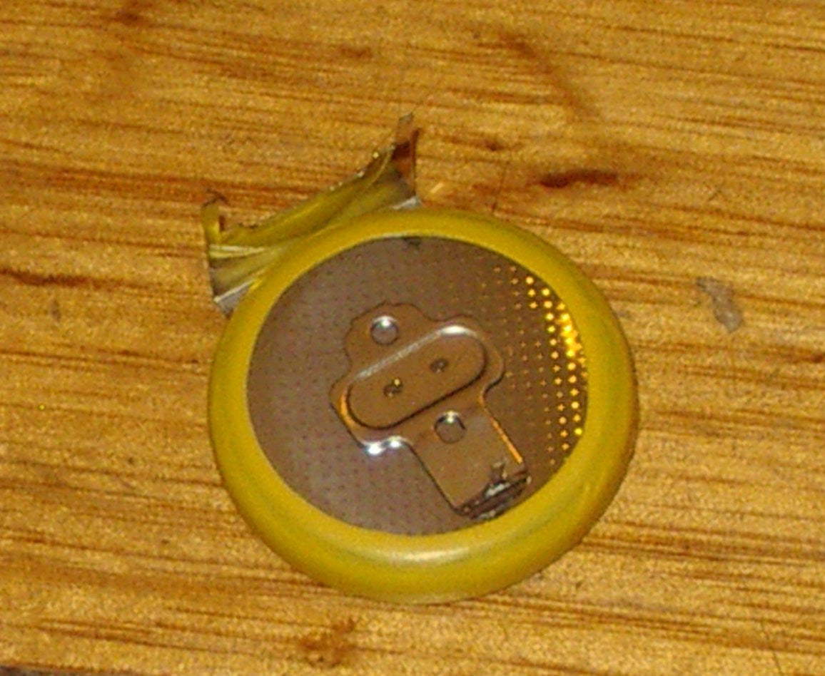 1GUF CR2032 3V Lithium Battery with Horizontal Solder Tags