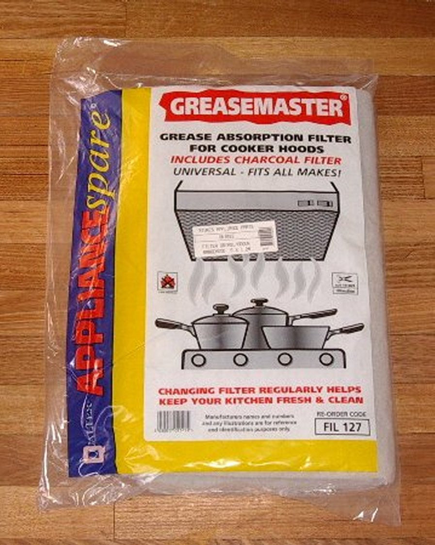 Thick Universal Rangehood Filter Material with Carbon Filter - Part No. FIL127