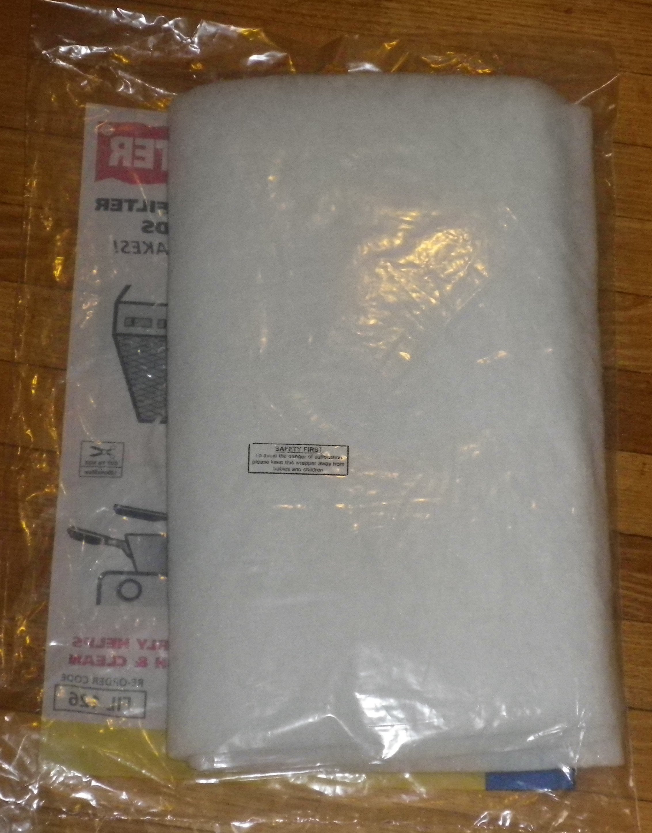 Universal Heavy - Duty Rangehood Grease Filter Material - Part Number FIL126