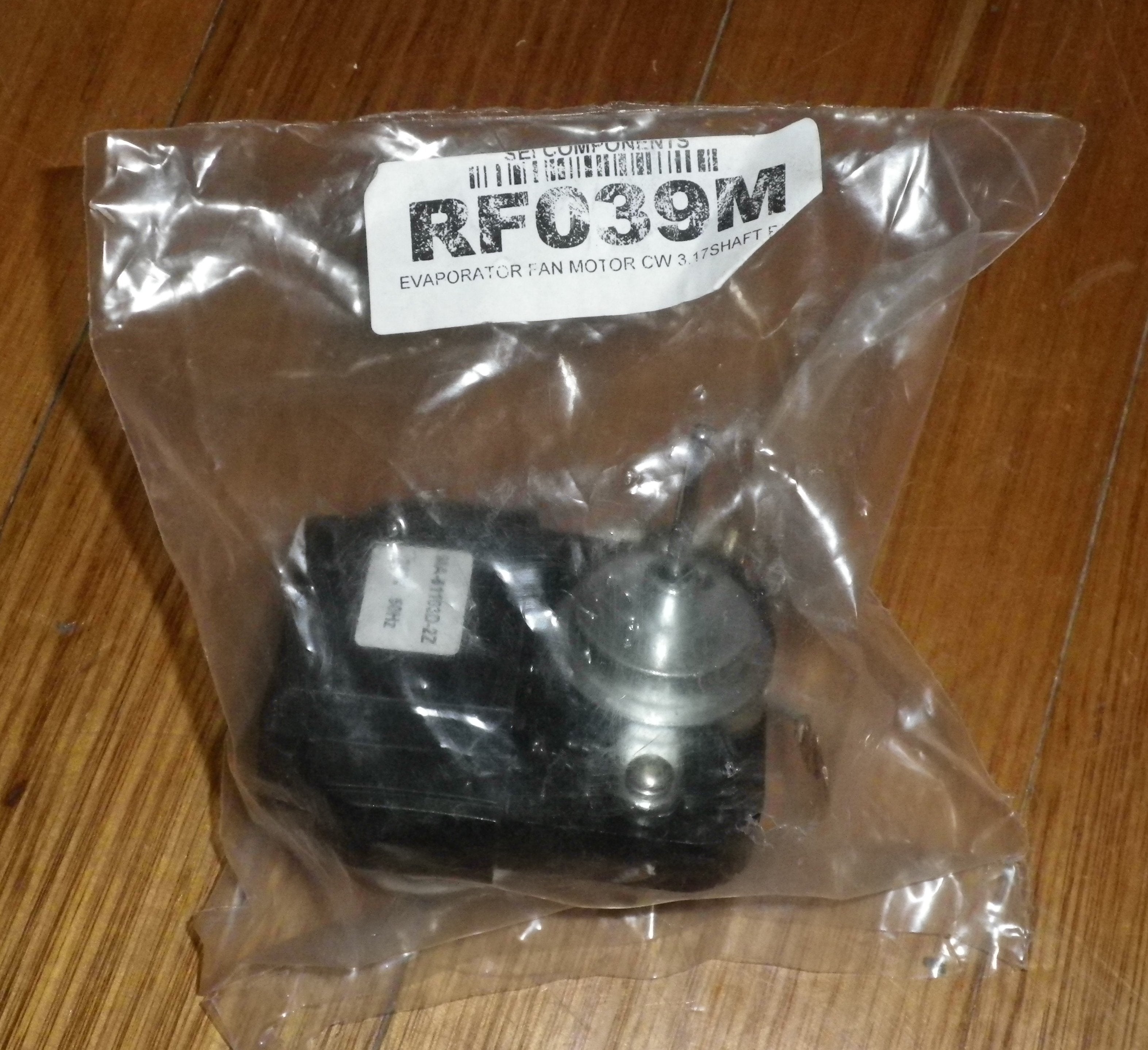 Universal Reversible Small Evaporator Fan Motor - Part RF039M
