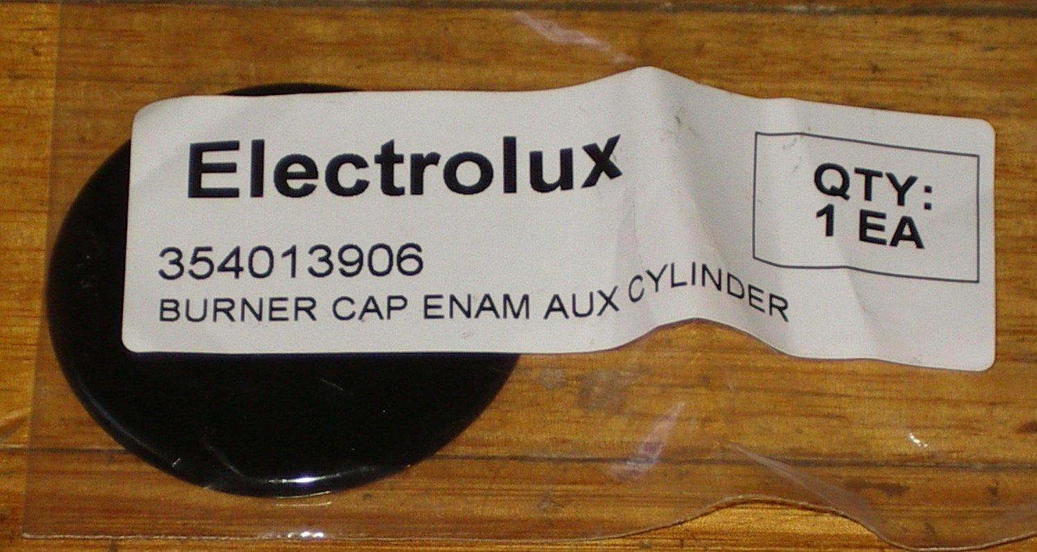 Westinghouse & Chef 55mm Small Black Sintered Enamel Gas Stove Burner Cap - Part 354013906