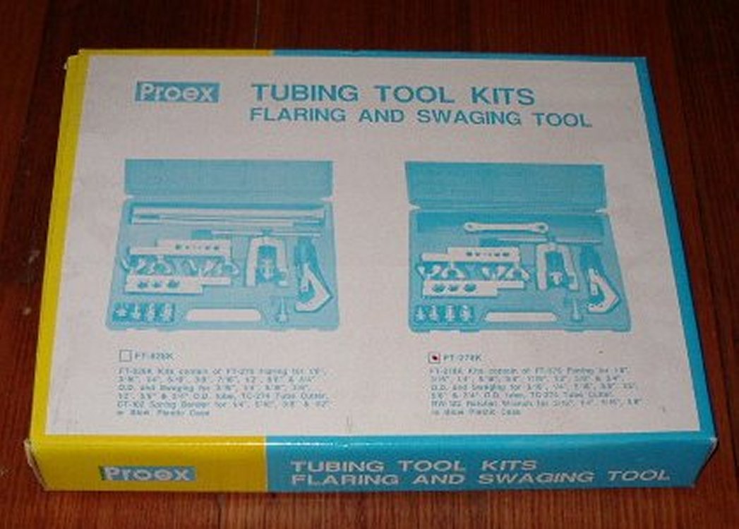 Economical Refrigeration Copper Tube Flaring, Swaging & Cutting Tool Kit - Part # CH278L