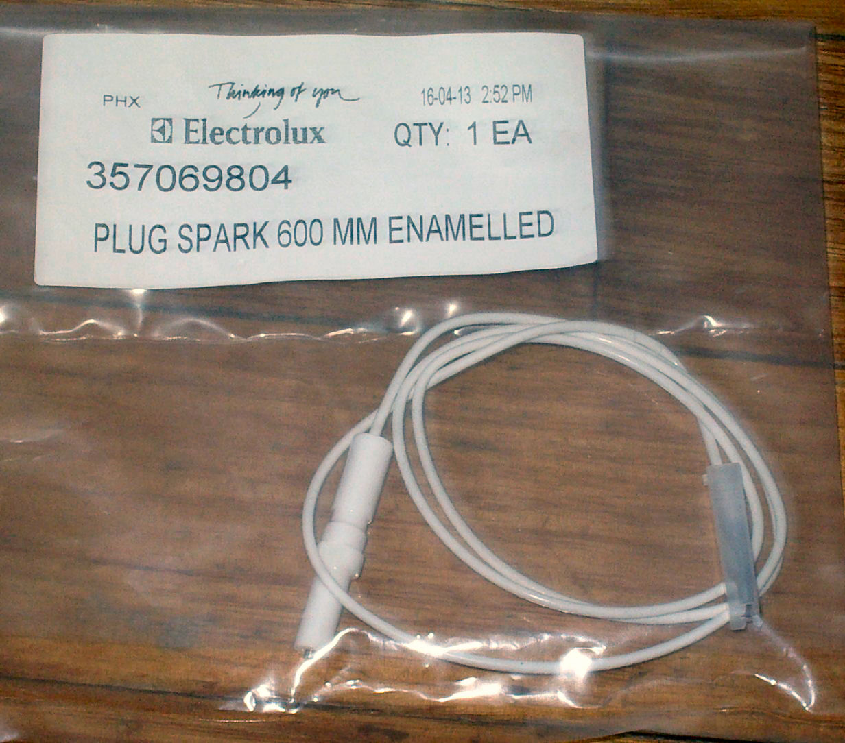 Westinghouse Gas Stove Ignition Electrode with 600mm Insulated Lead - Part #357069804