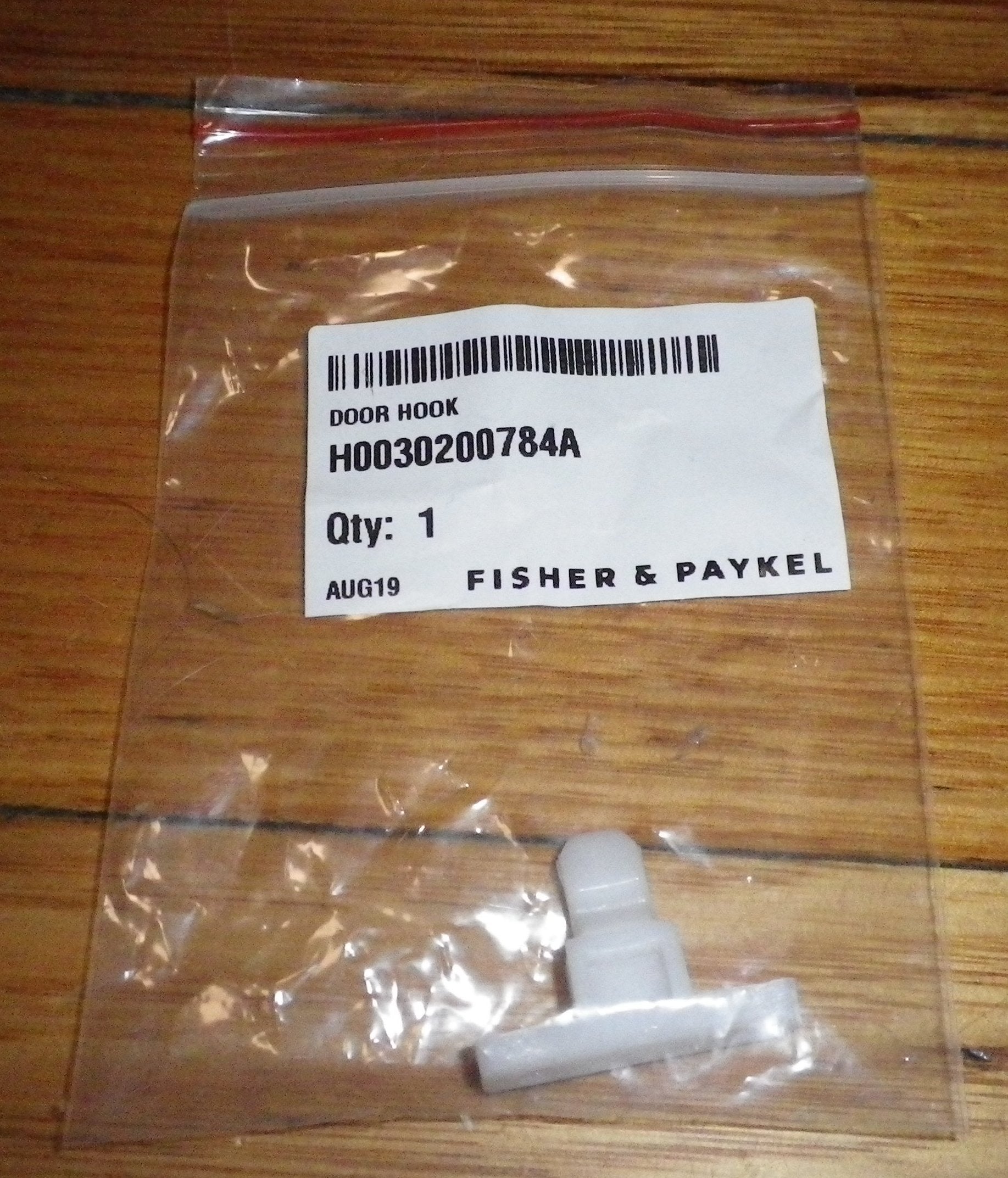 Fisher & Paykel Dryer Door Male Striker Part - # H0030200784A for Multiple Dryer Models