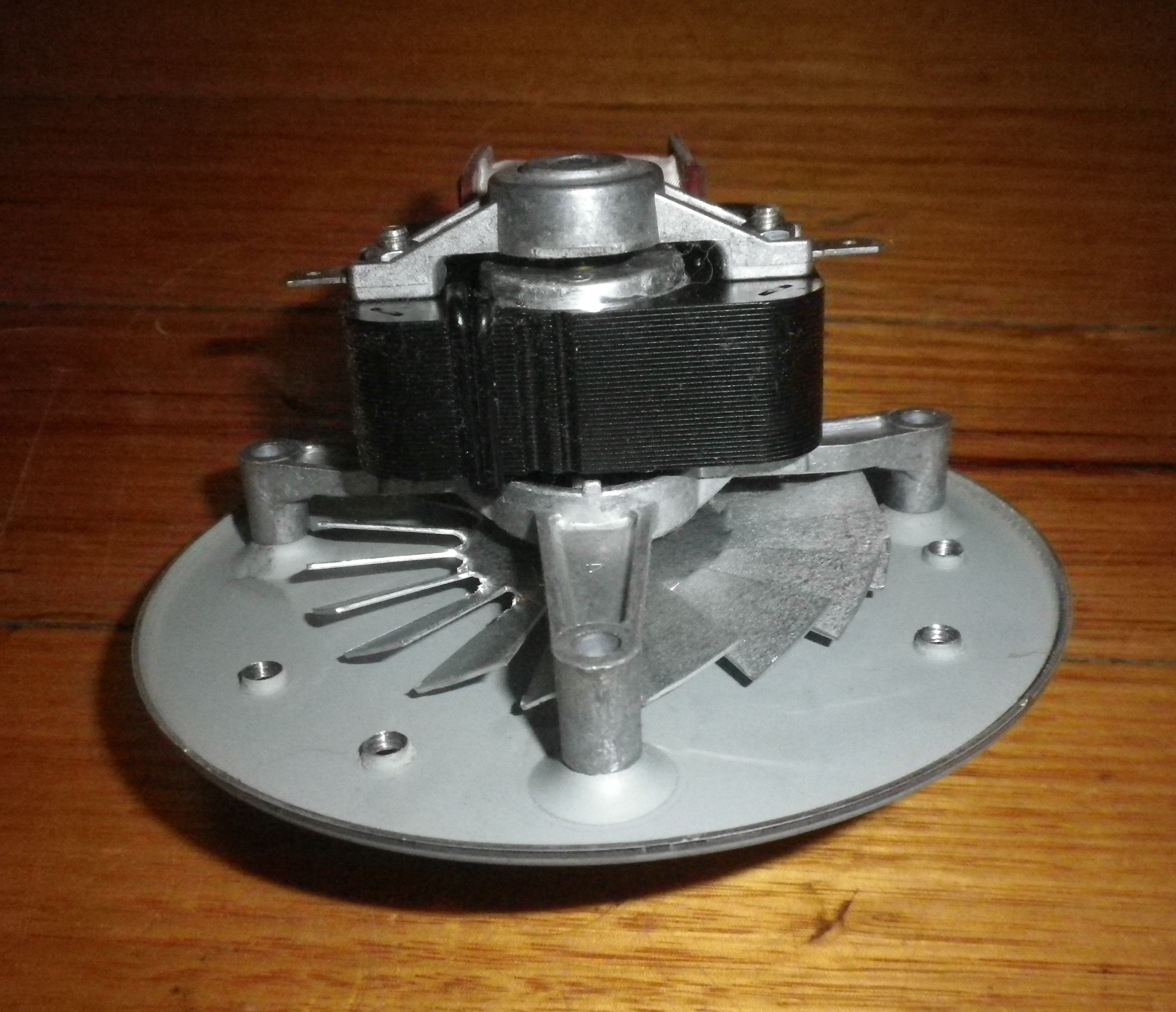 Universal Fan-Forced Oven Replacement Fan Motor with Blade and Extended Shaft - Part Number 9683LS