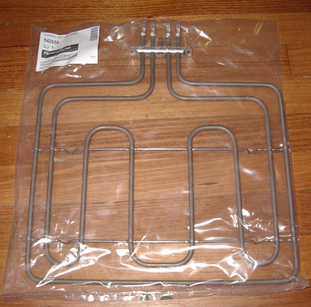 Fisher & Paykel BI603 Easy-Clean Hinged Dual Grill Element - Part # 542656