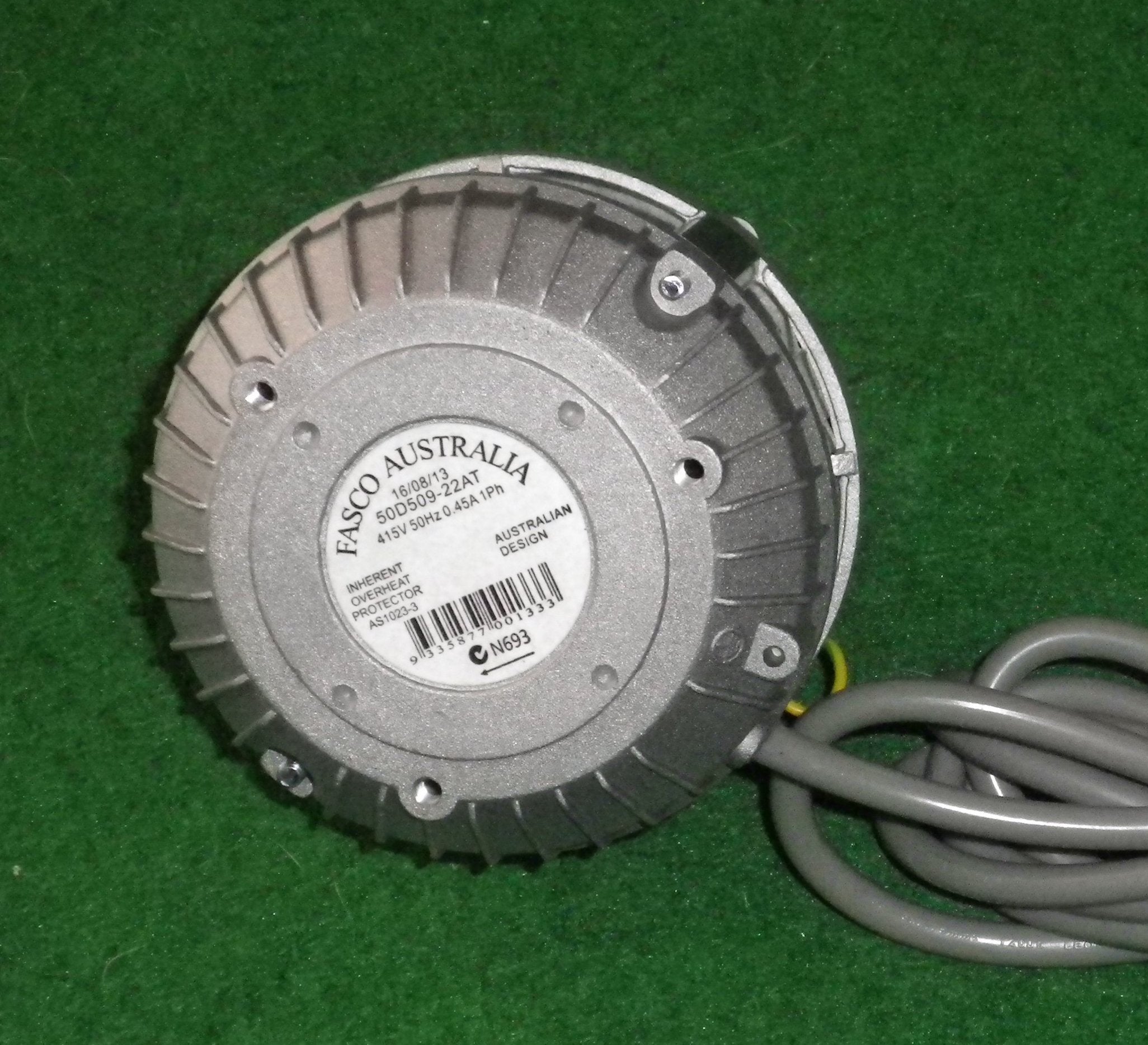 Fasco 415VAC 40-Watt Single Shaft Condenser Fan Motor for Commercial Refrigeration - Part # 50D509-22AT