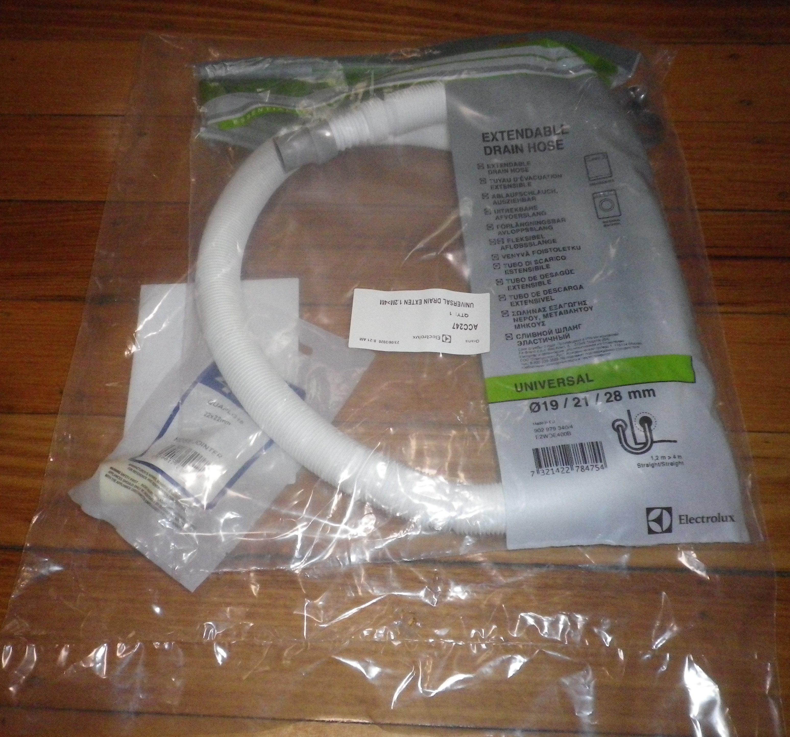 Adjustable Stretch Universal Drain Hose Extension Kit (1.2 - 4 metres) - ACC247