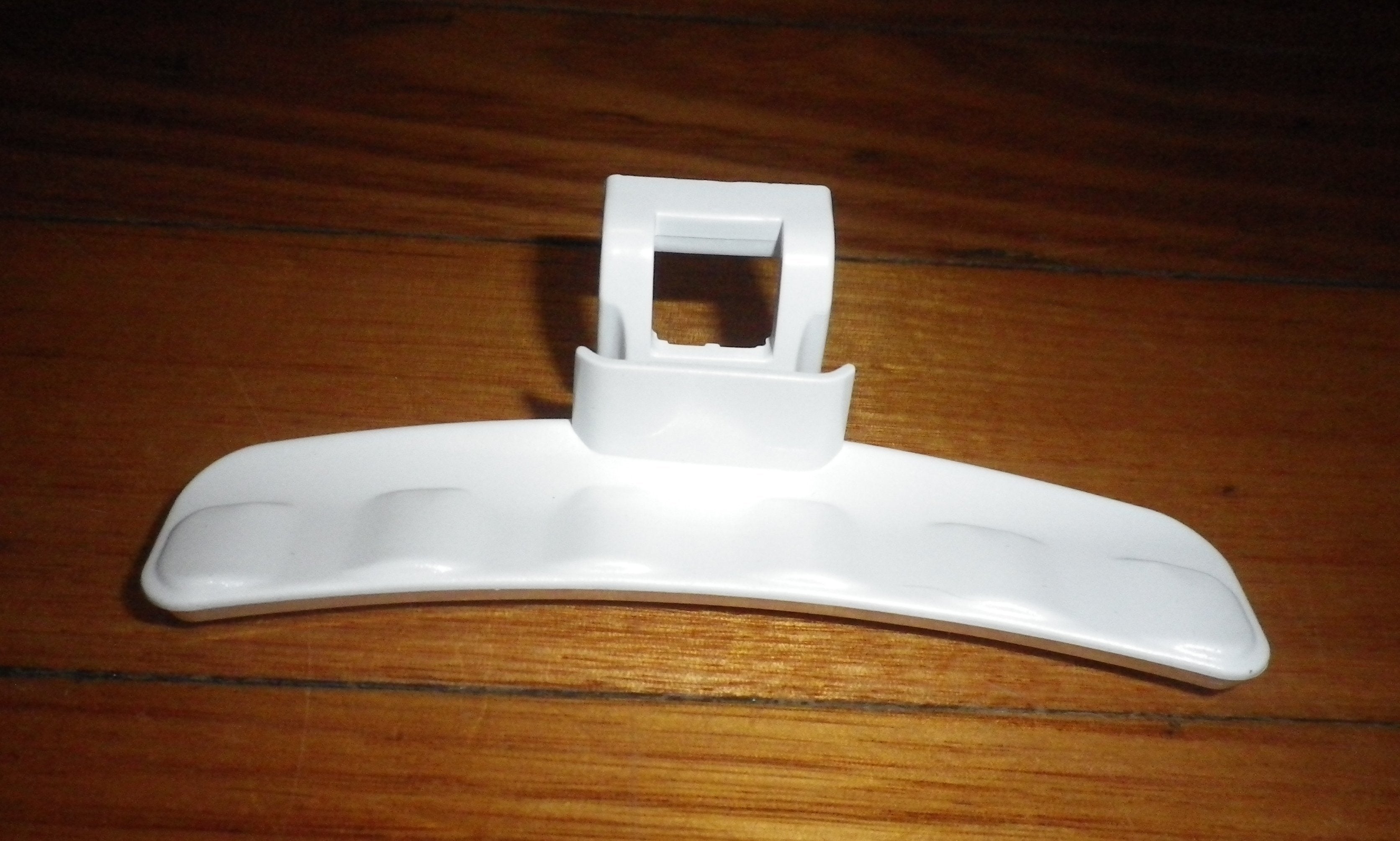 Samsung Front Loader Washing Machine White Door Handle Lever - Replacement Part # DC64-01524B