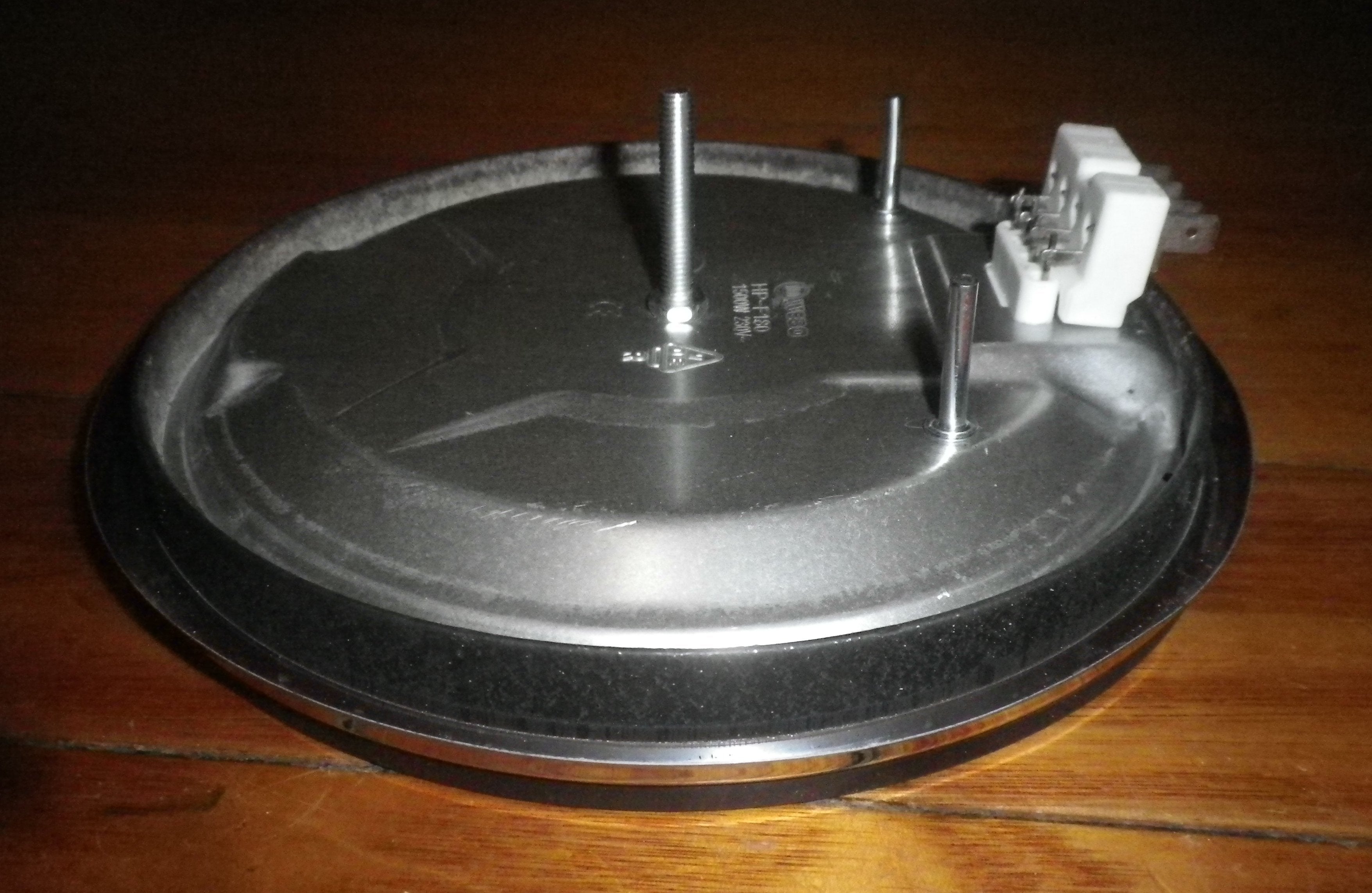 Euromaid 180mm High Profile 1500-Watt Solid Wire-in Electric Hotplate - Part # 30102700011 for Euromaid and Imported Stoves