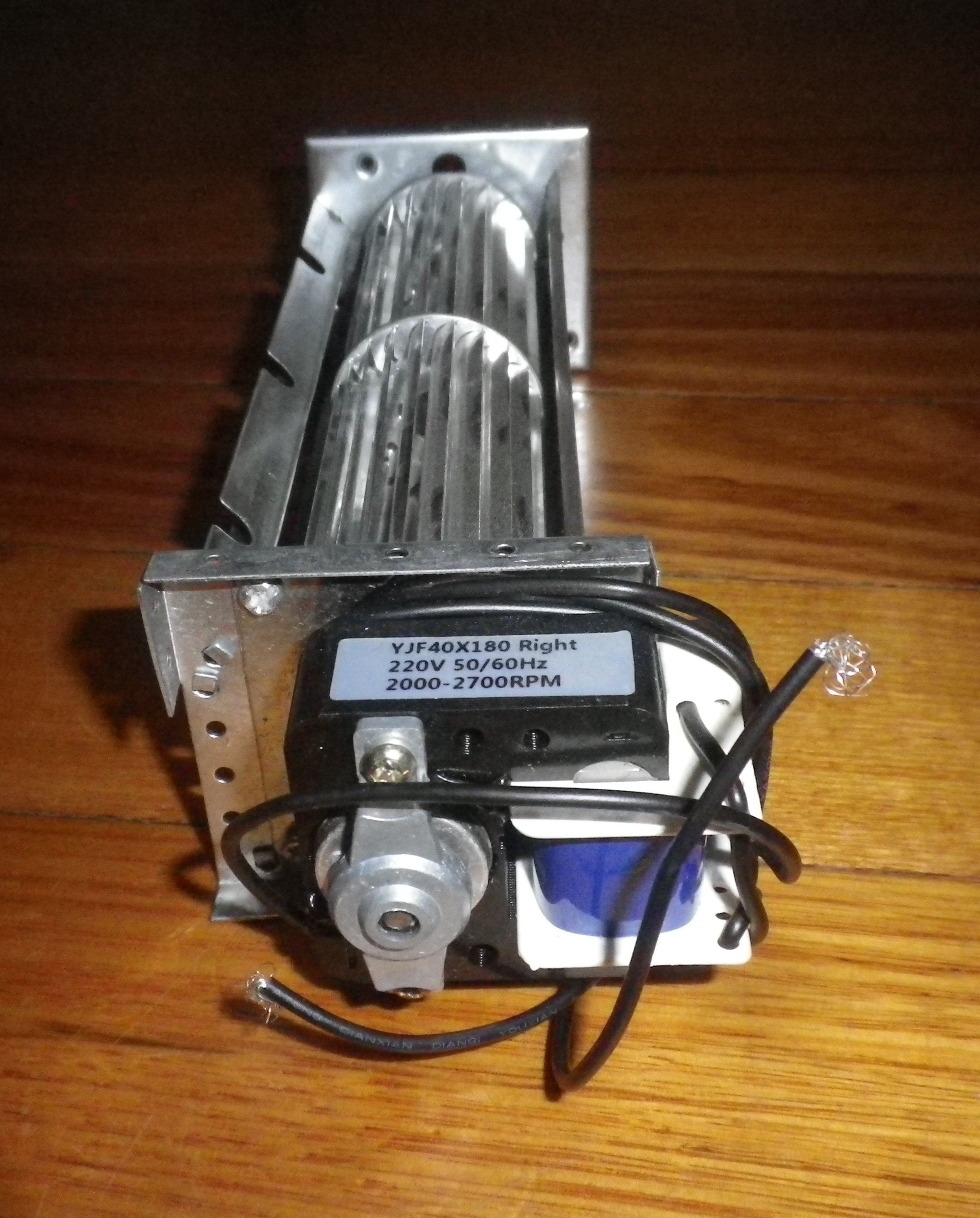 180mm Right-Handed Heating or Cooling Drum Fan Motor - Part # SG100-CS