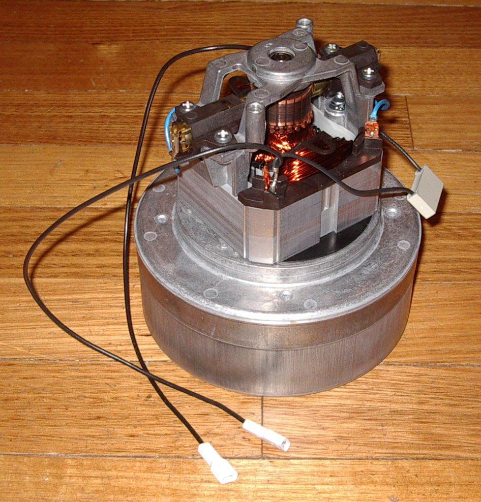 Domel 1100-Watt Two-Stage Flow-Through Vacuum Motor Fan Unit - Replacement Part # MKM3528-2