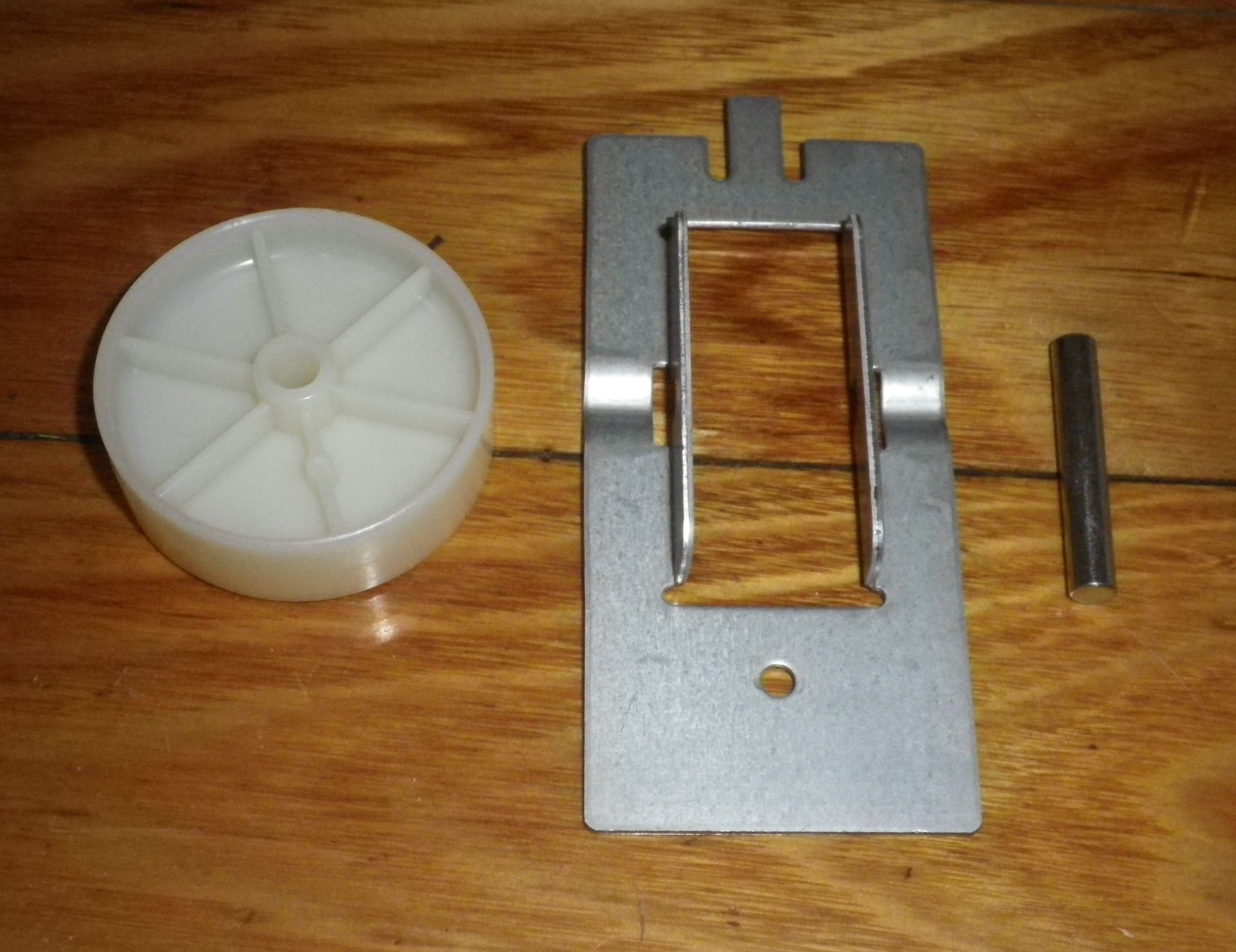 Fisher & Paykel Rear Fridge Roller Wheel and Bracket Set - Part # FP847316P