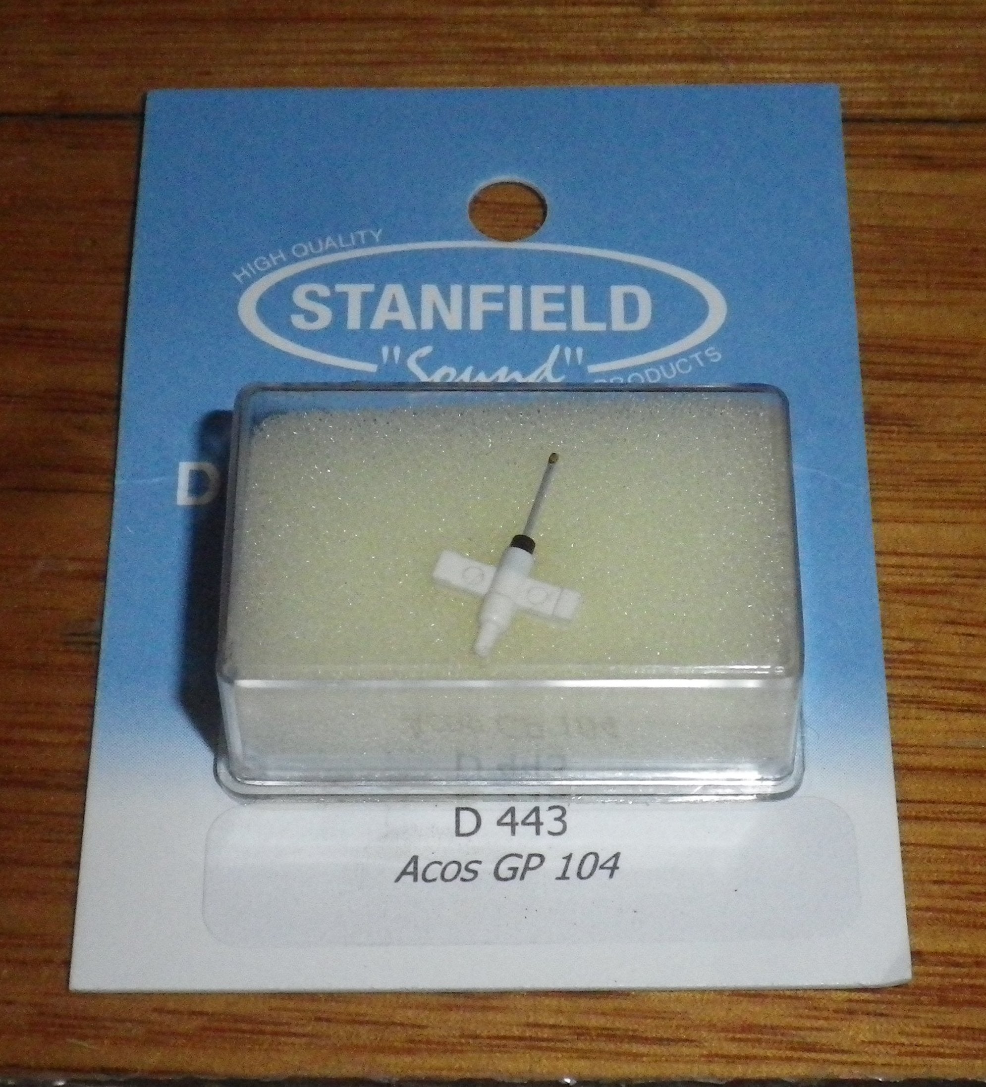 High - Quality Acos GP104 Compatible Turntable Stylus Replacement - Stanfield Equivalent Part No. D443SR