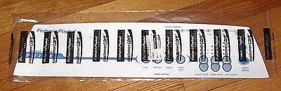 Fisher & Paykel MW058 and MW059 Front Panel Adhesive Decal Replacement - Part # FP479524