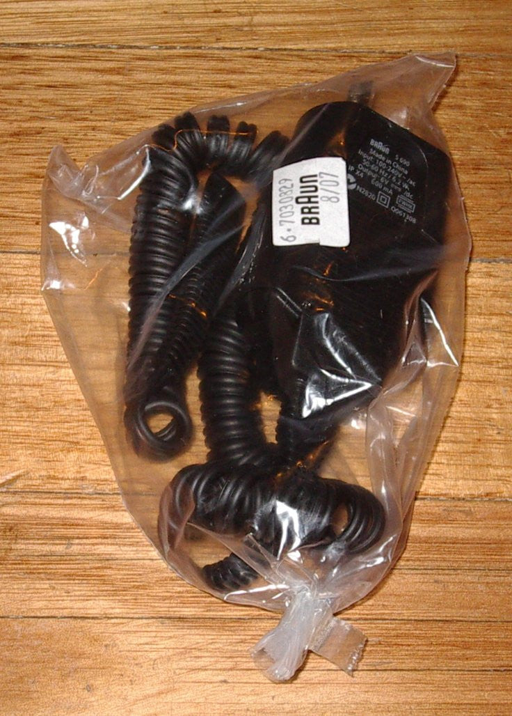 Braun Smart Cord for Curly Shaver with 2 - pin Australian Plug #7030829