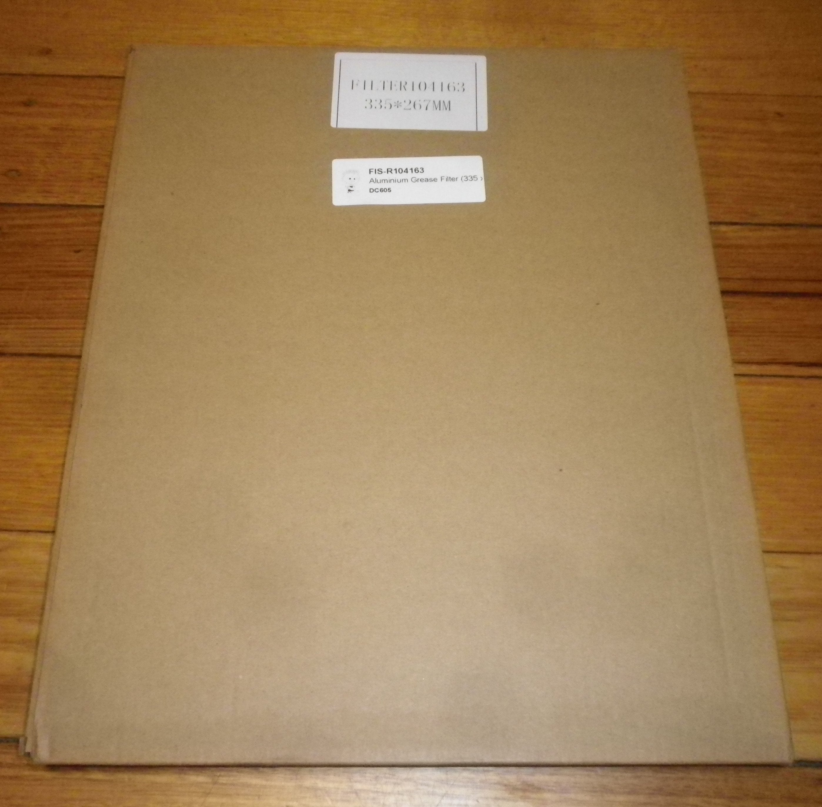 335mm X 267mm Aluminium Filter for Robinhood HN6SS Canopy Rangehood - Part #104163