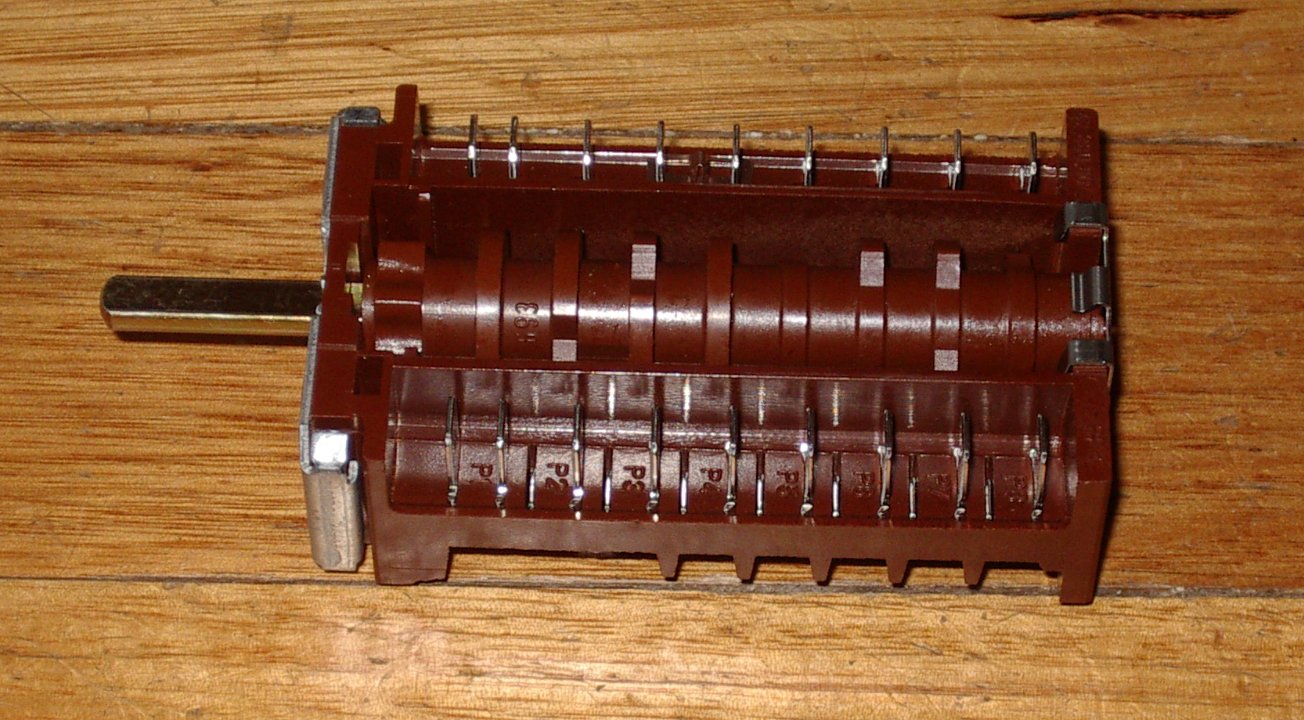 Westinghouse POH667 Oven Function Selector Switch - Appliance Part # 0534001652, Also Known As EF42.06000.015