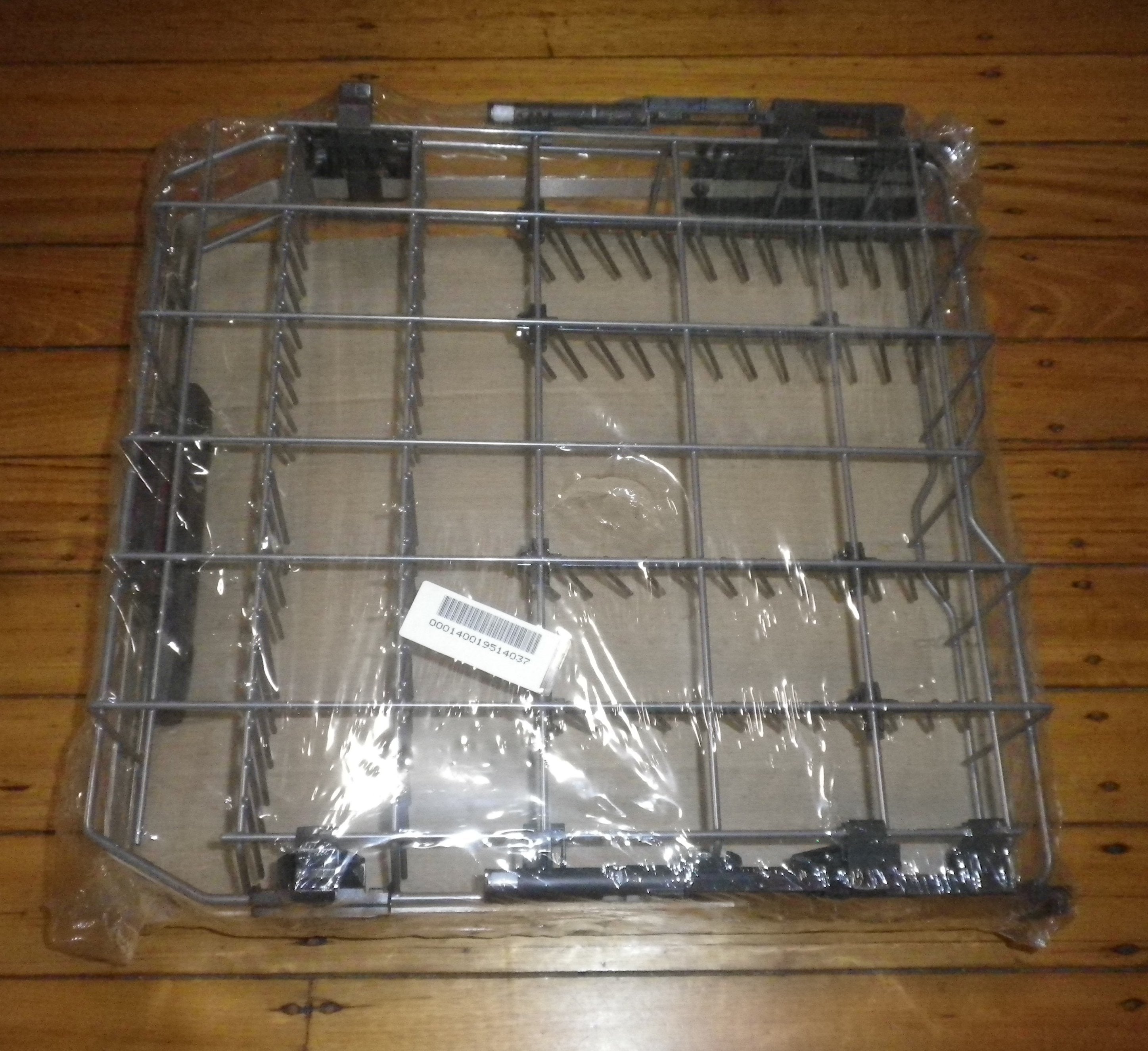 AEG Dishwasher ComfortLift Complete Lower Basket Assembly - Replacement Part # 140019514136