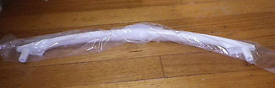 High - Quality White Grill Handle for Chef and Electrolux Ovens - Genuine Part No. 0050010700