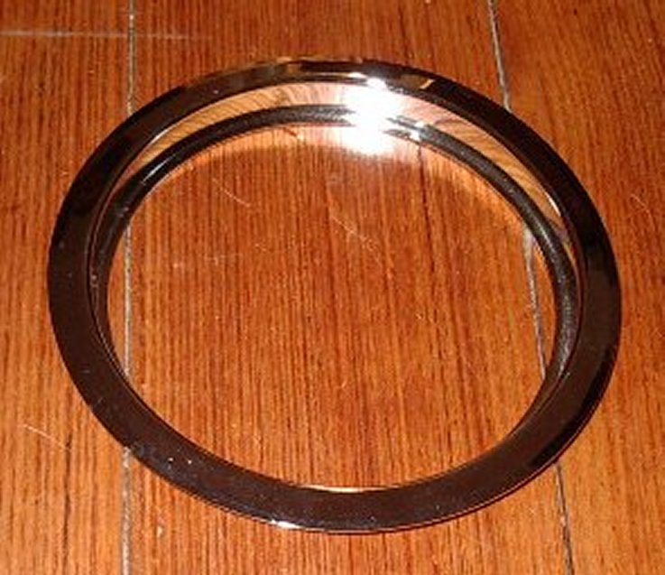 Universal 6-1/4 Inch Chrome Stove Trim Ring - Model SE32