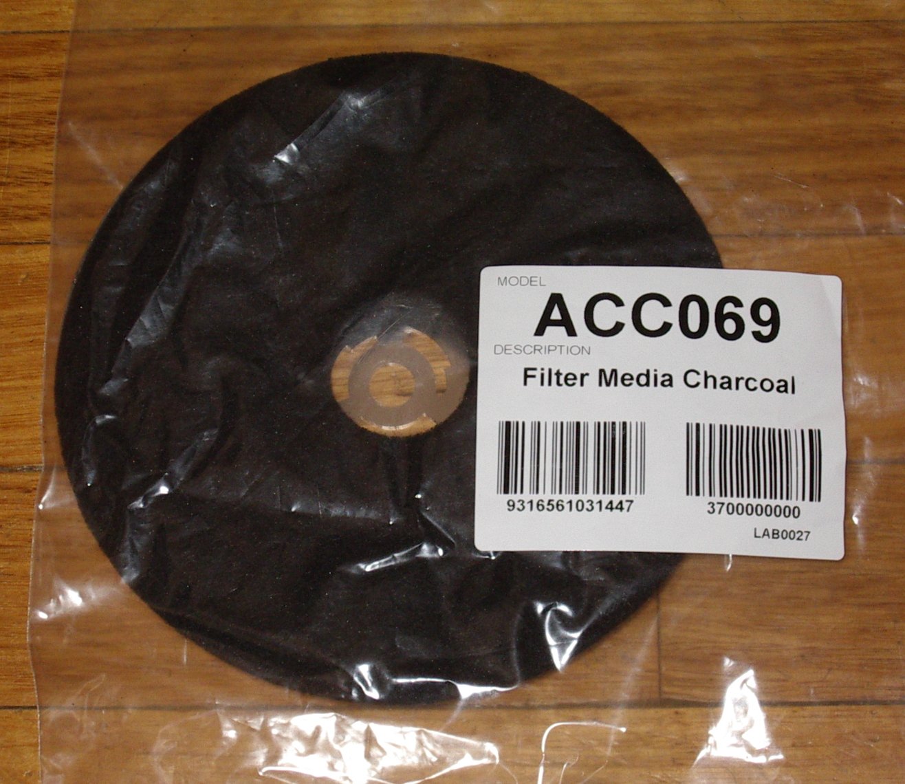 Westinghouse Round Activated Charcoal Filter Kit for Rangehoods - ACC069 Replacement Part