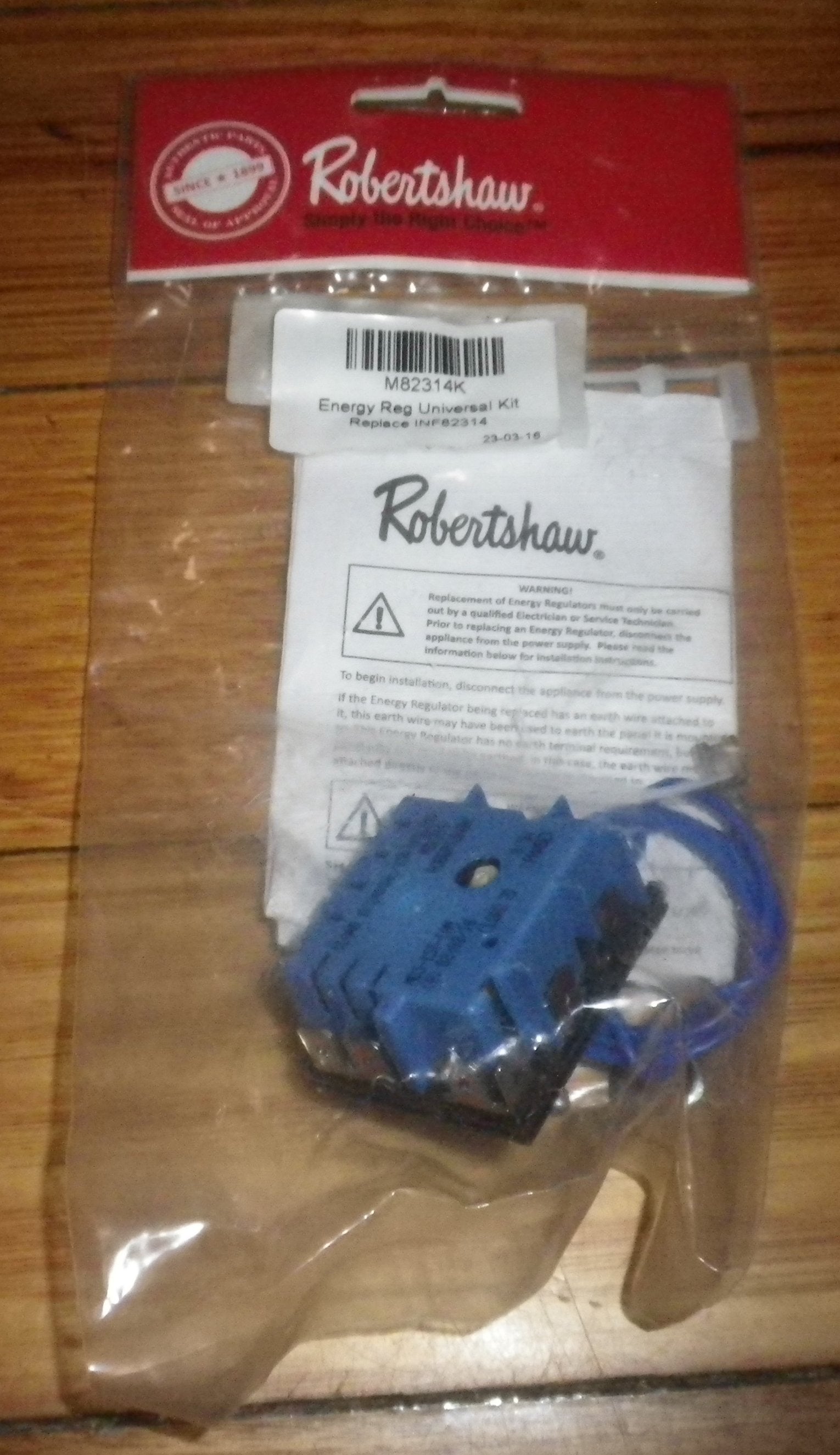 RobertShaw Universal Dual Griller and Hotplate Simmerstat Control Switch - Model Part # TD3V - 800K, M82314K