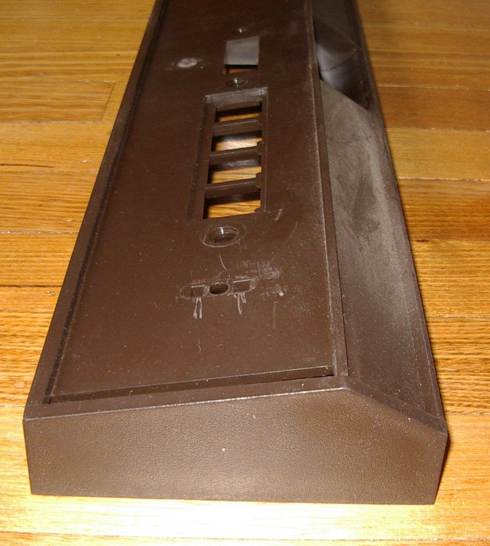 Vulcan Dishlex Mark 7/8 Dark Brown Dishwasher Control Panel with Pushbutton Cutout - Part Number 7021953