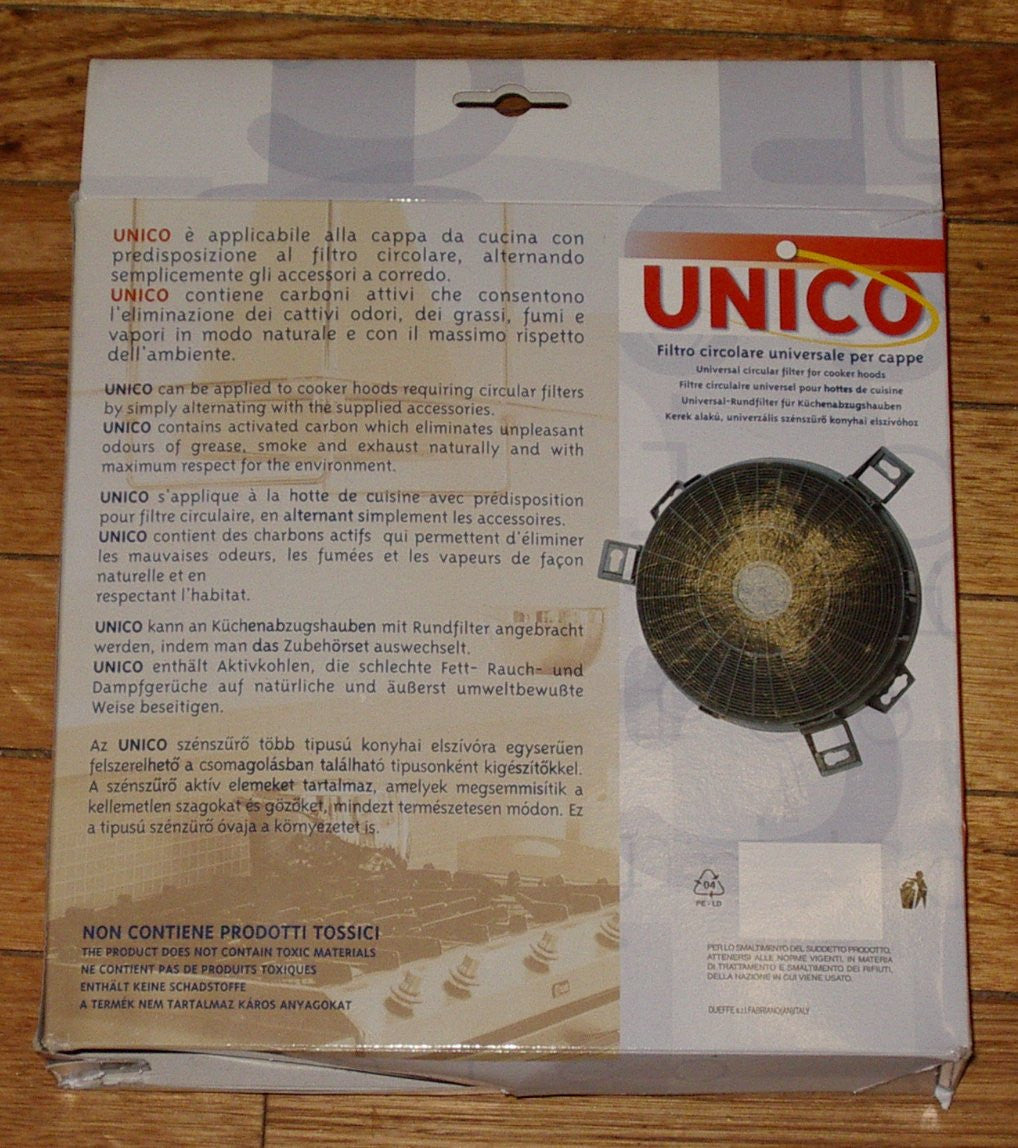 Universal Round Charcoal Odour Filter for Rangehoods - Part # FIL214, RH009