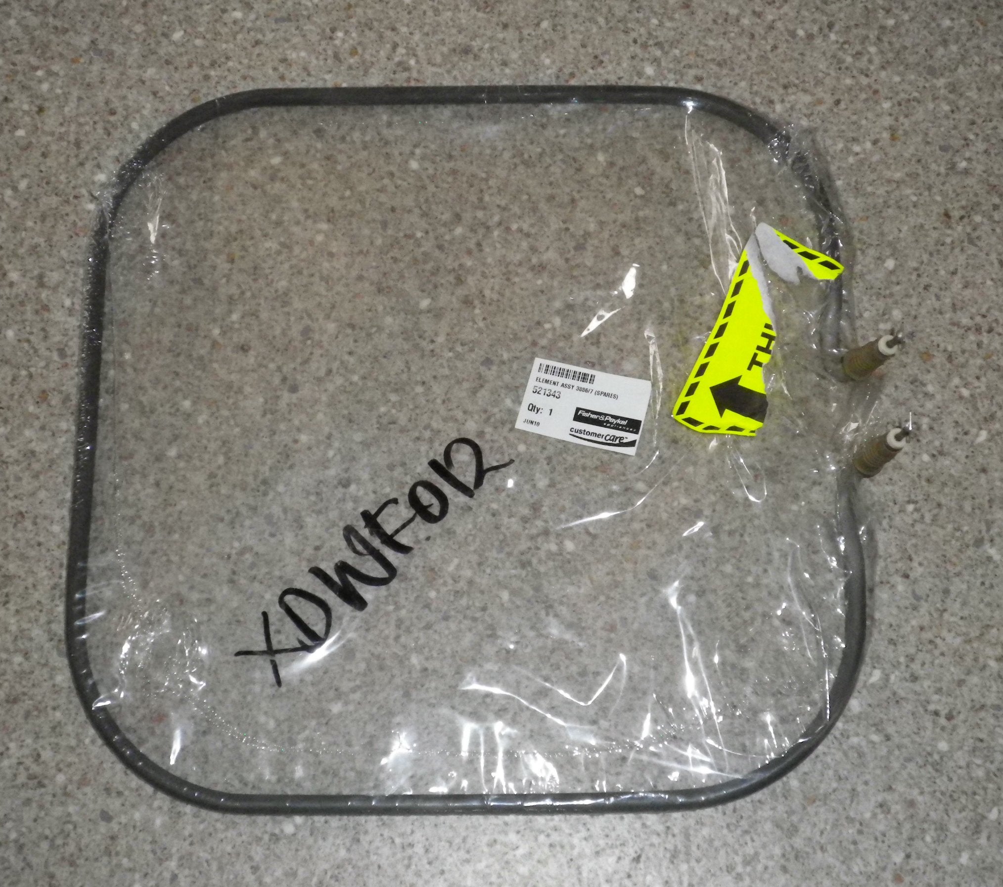 Fisher & Paykel 913T 2000W Dishwasher Heating Element - Part FP521343