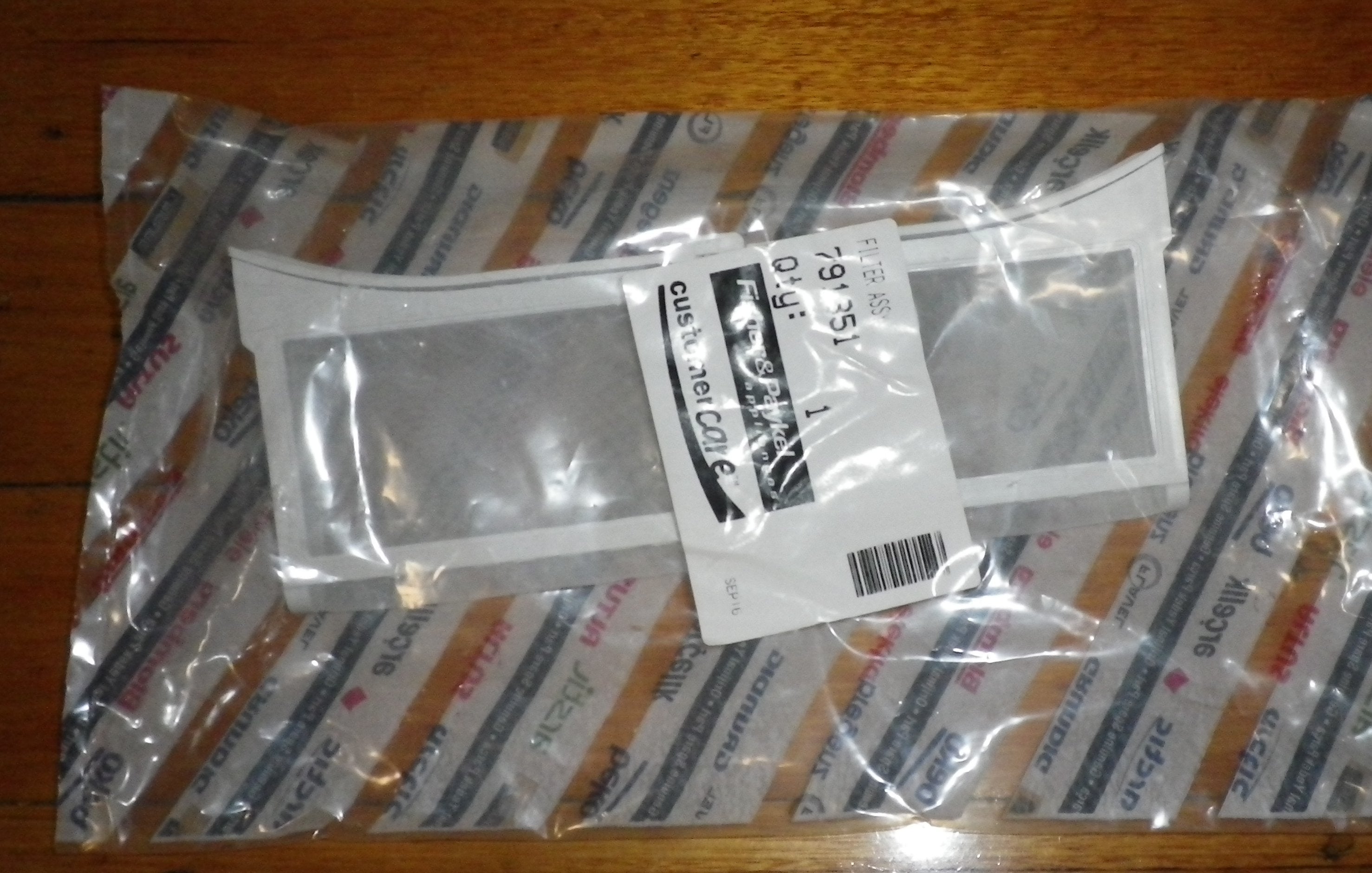 Fisher & Paykel DE60 Condenser Dryer Genuine Mesh Lint Filter - Part # FP791351