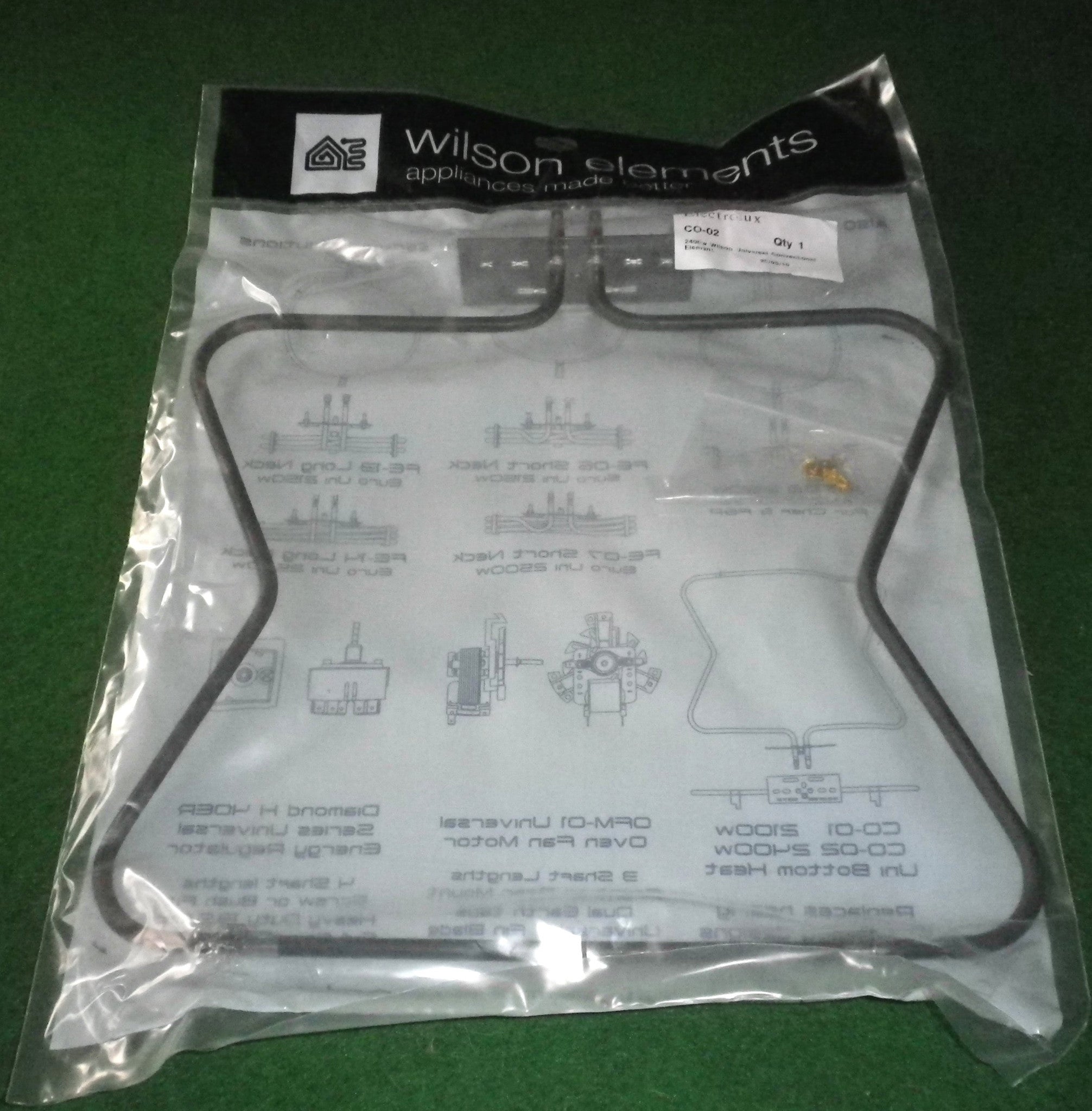 Universal 2400-Watt Electric Oven Heating Element - Part Number CO-02