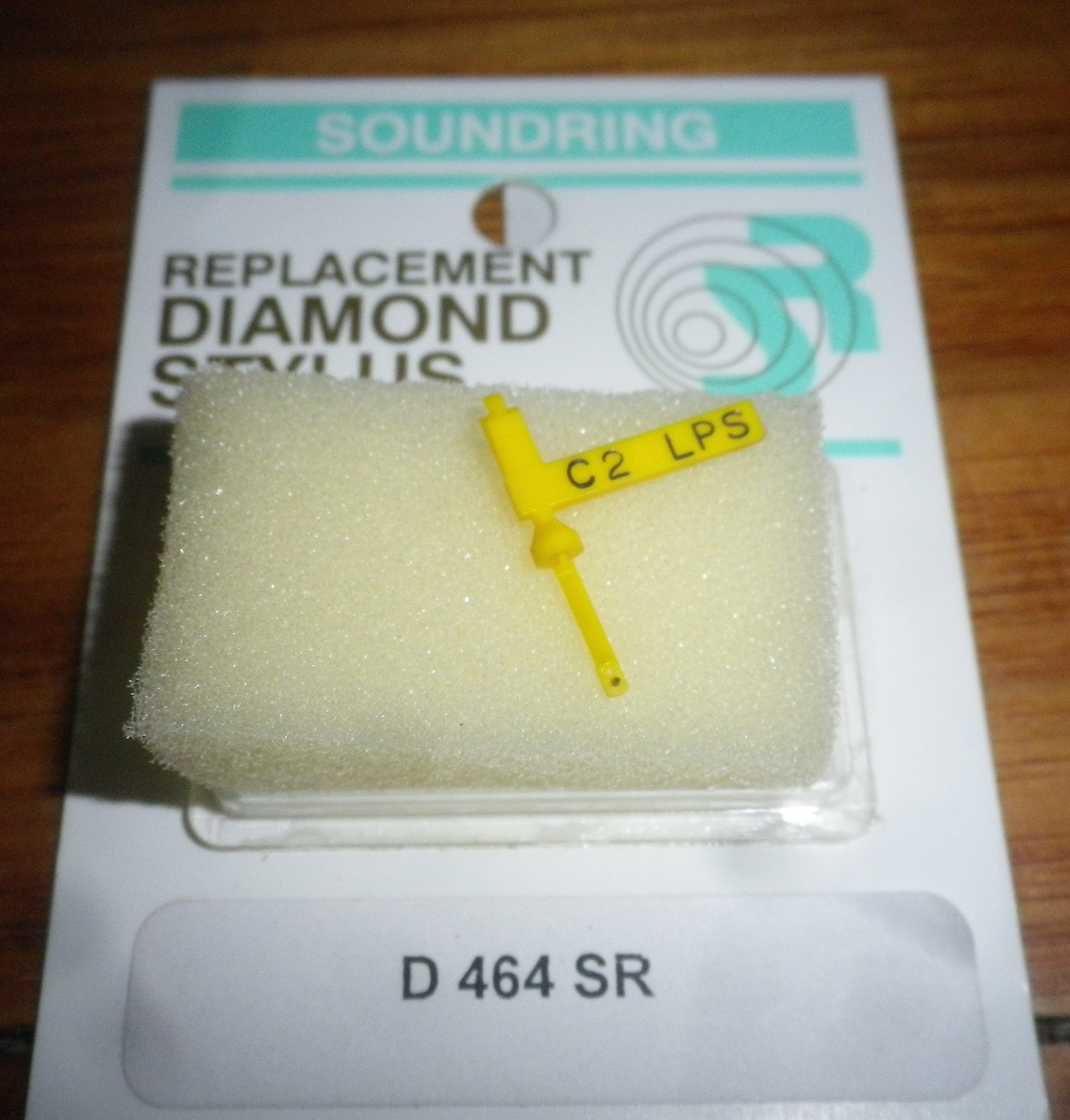 High - Quality Soundring Turntable Stylus (Part No. D464SR2) Compatible with Tetrad C2 and Multiple Turntable Models