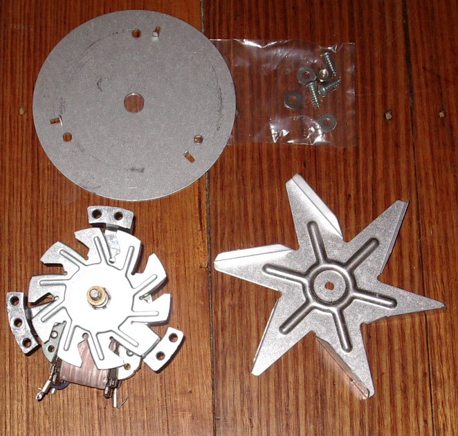 240VAC Fan Motor (Part #0214777077) for Westinghouse & Simpson Stoves