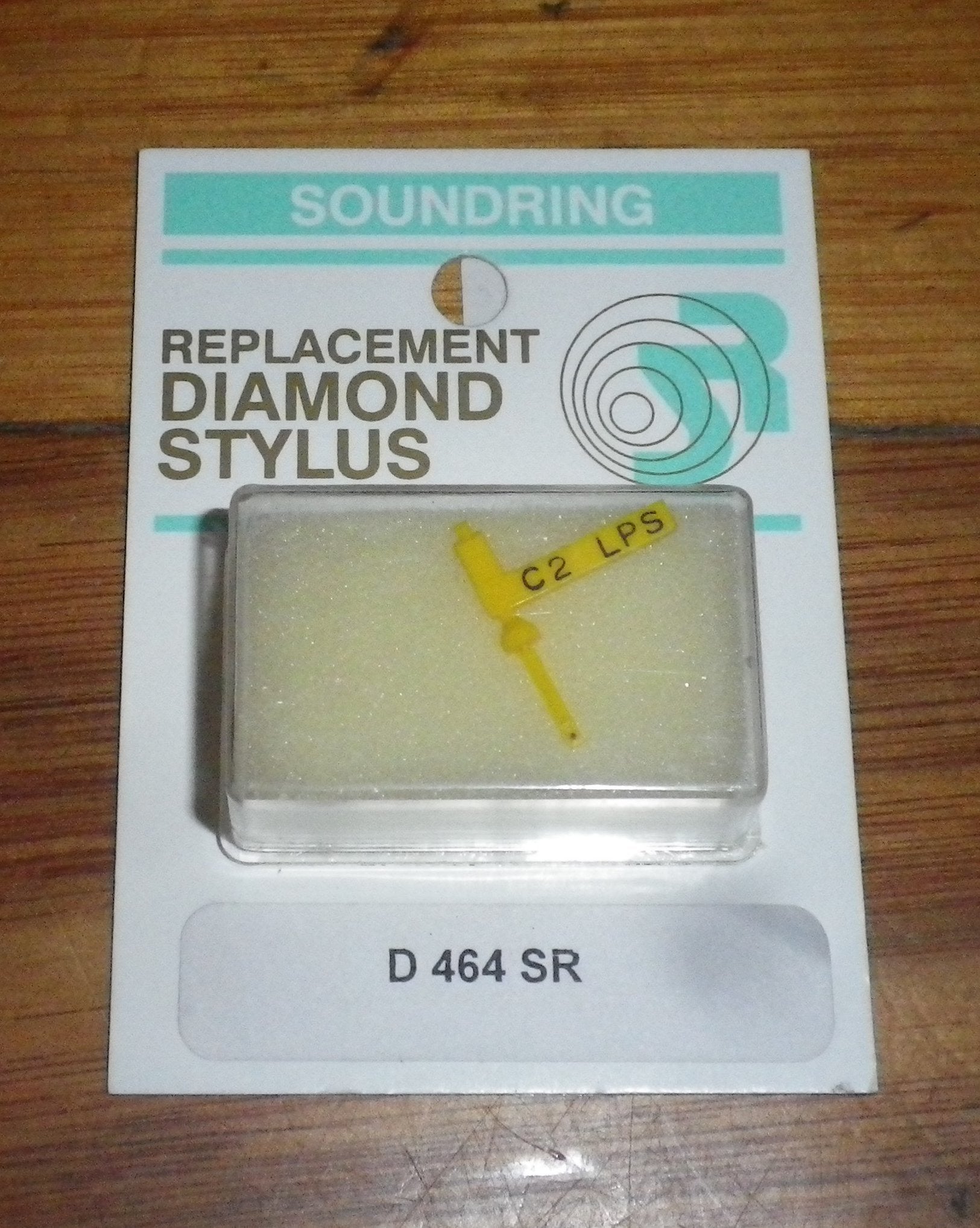 High - Quality Soundring Turntable Stylus (Part No. D464SR2) Compatible with Tetrad C2 and Multiple Turntable Models
