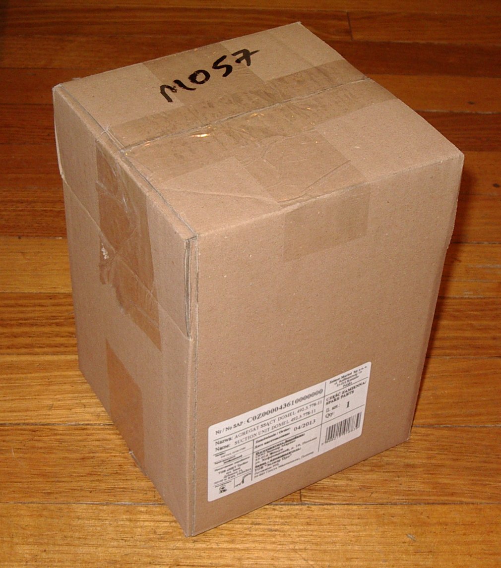 Domel 1200-Watt Two-Stage Bypass Type Vacuum Cleaner Fan Motor - Part Number MKM7778-11