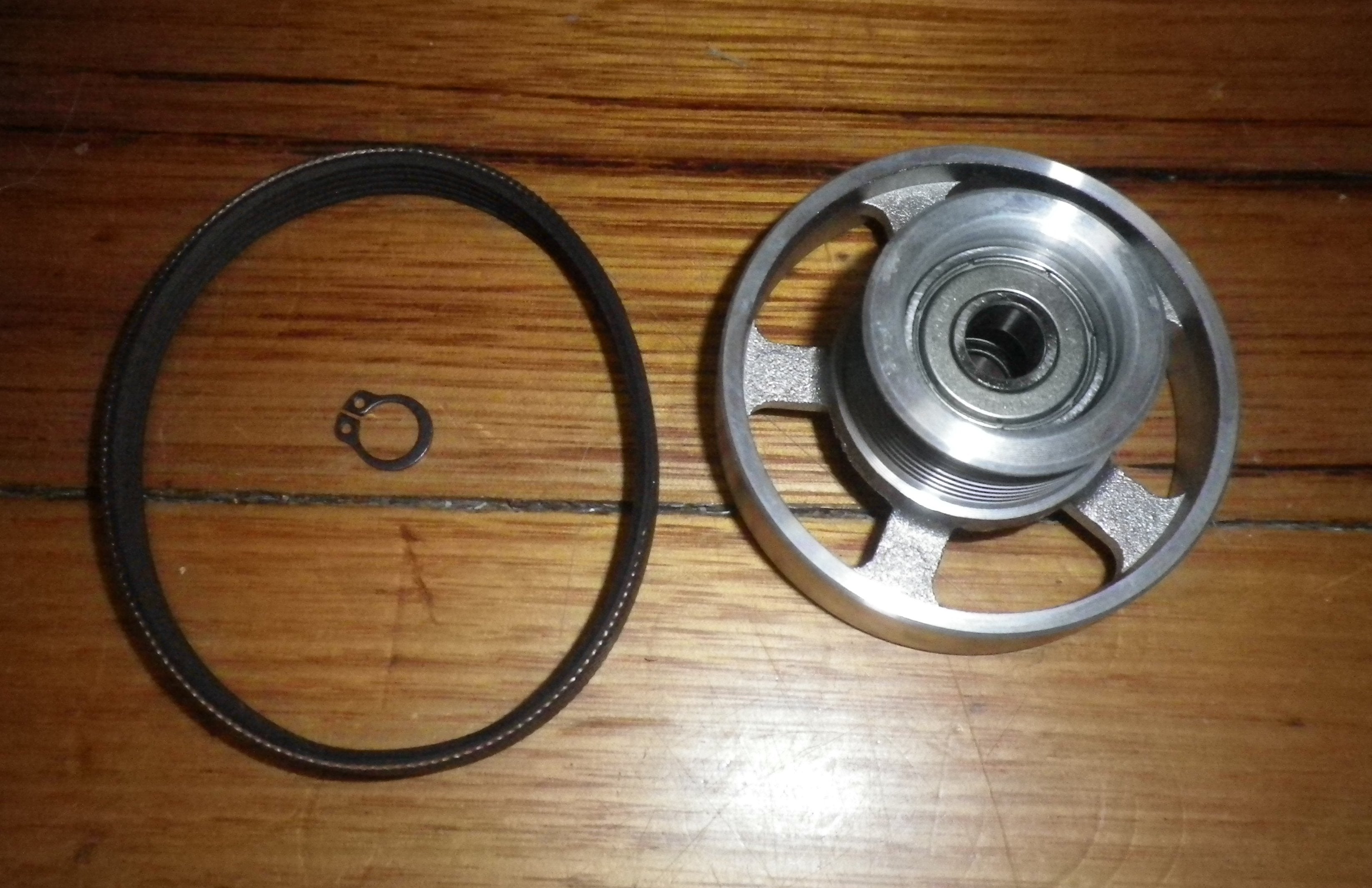 Fisher & Paykel DE60F60EW1 Clothes Dryer Replacement Jockey Pulley and Motor Belt Assembly - Part # FP792356