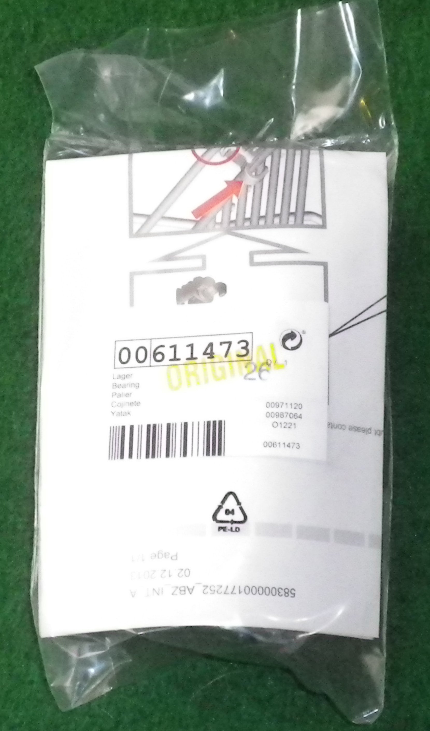 Bosch SMS and SMU Series Dishwasher Lower Basket Rack Clips - 4 Pack, Part # 611473