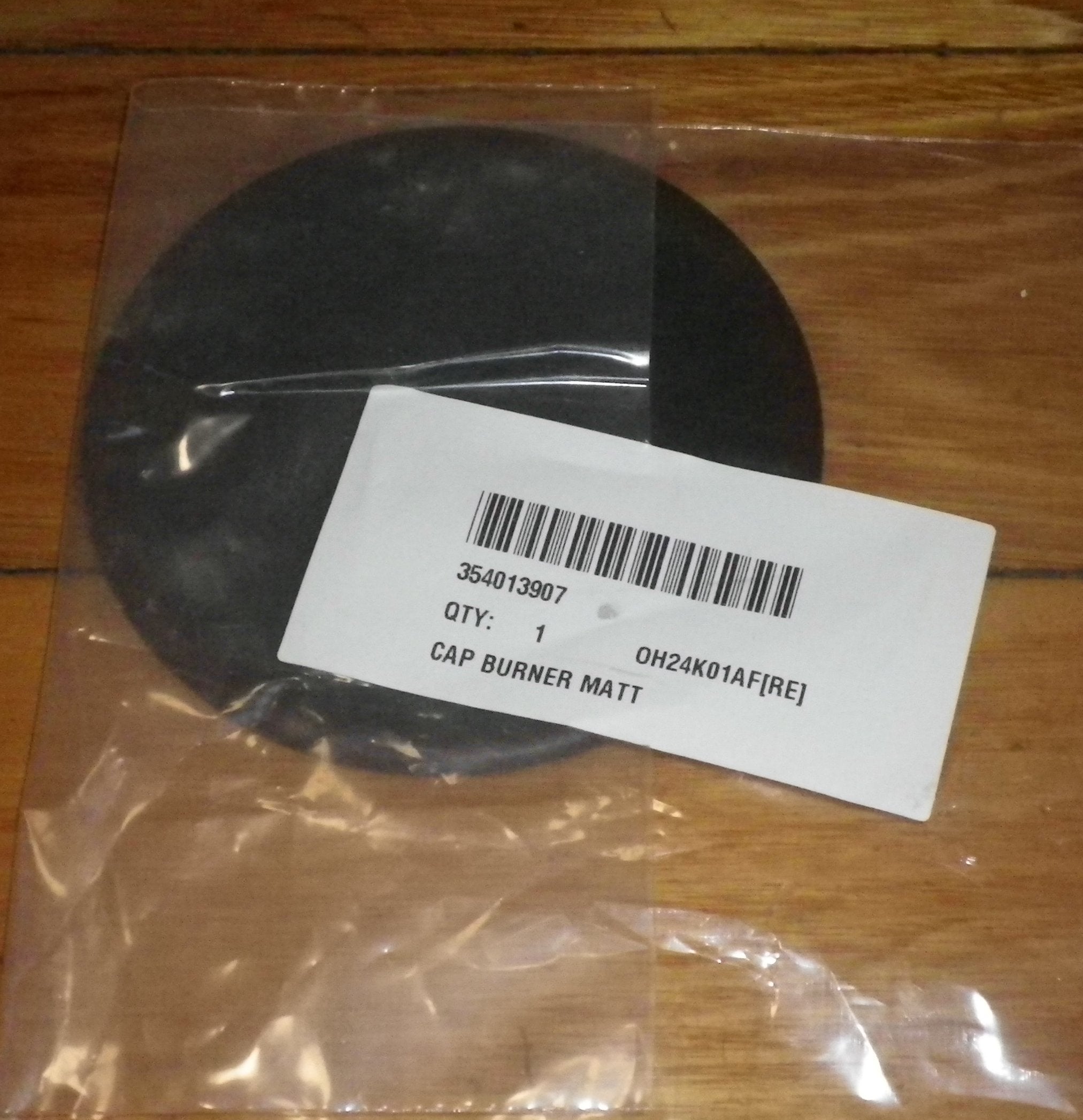 Westinghouse & Chef Large Matt Black Burner Cap - Part No. 354013907