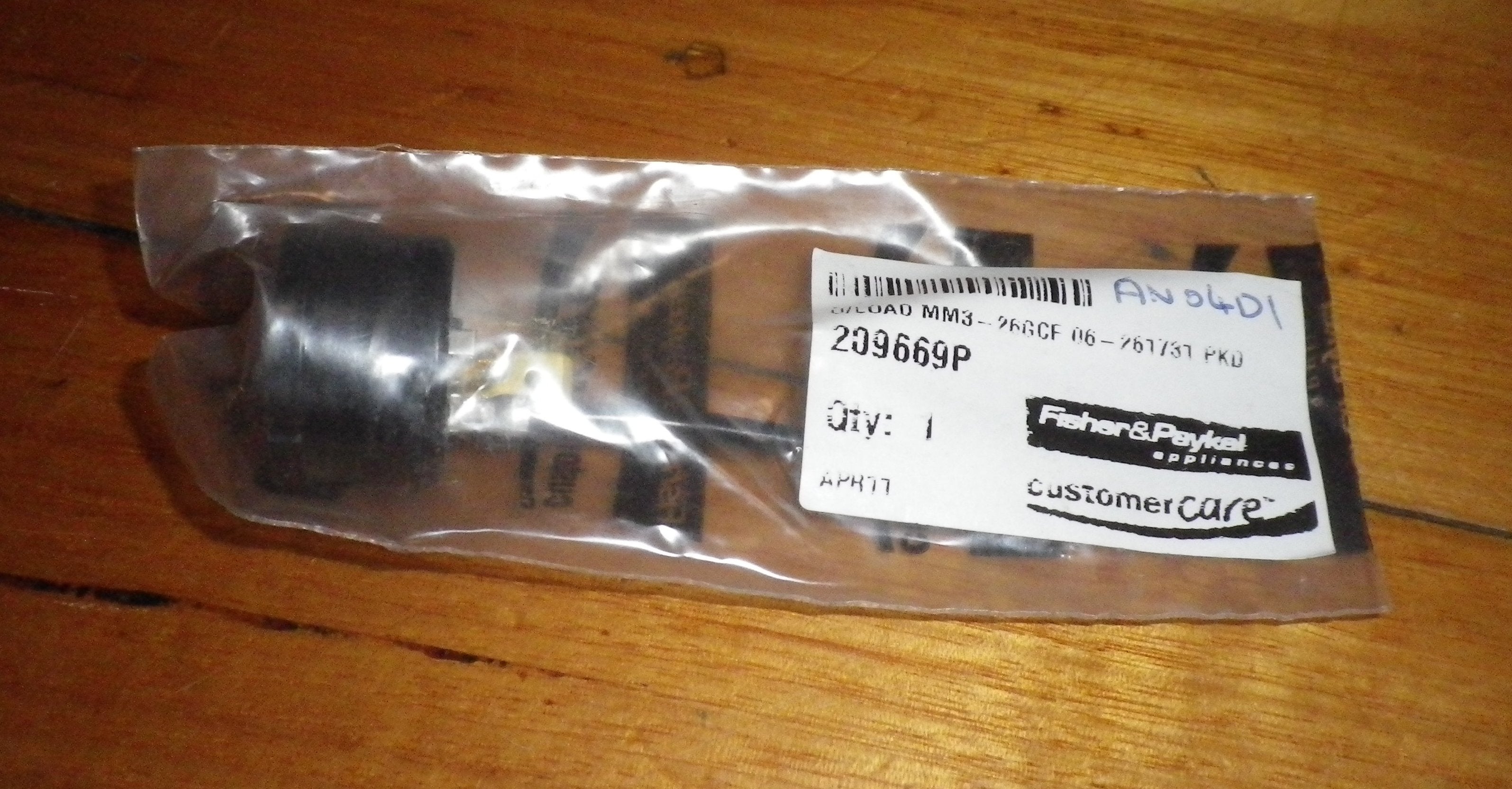 Fisher & Paykel Compatible Matsushita Compressor Overload Cutout - FP209669P, MM3 - 26GCF
