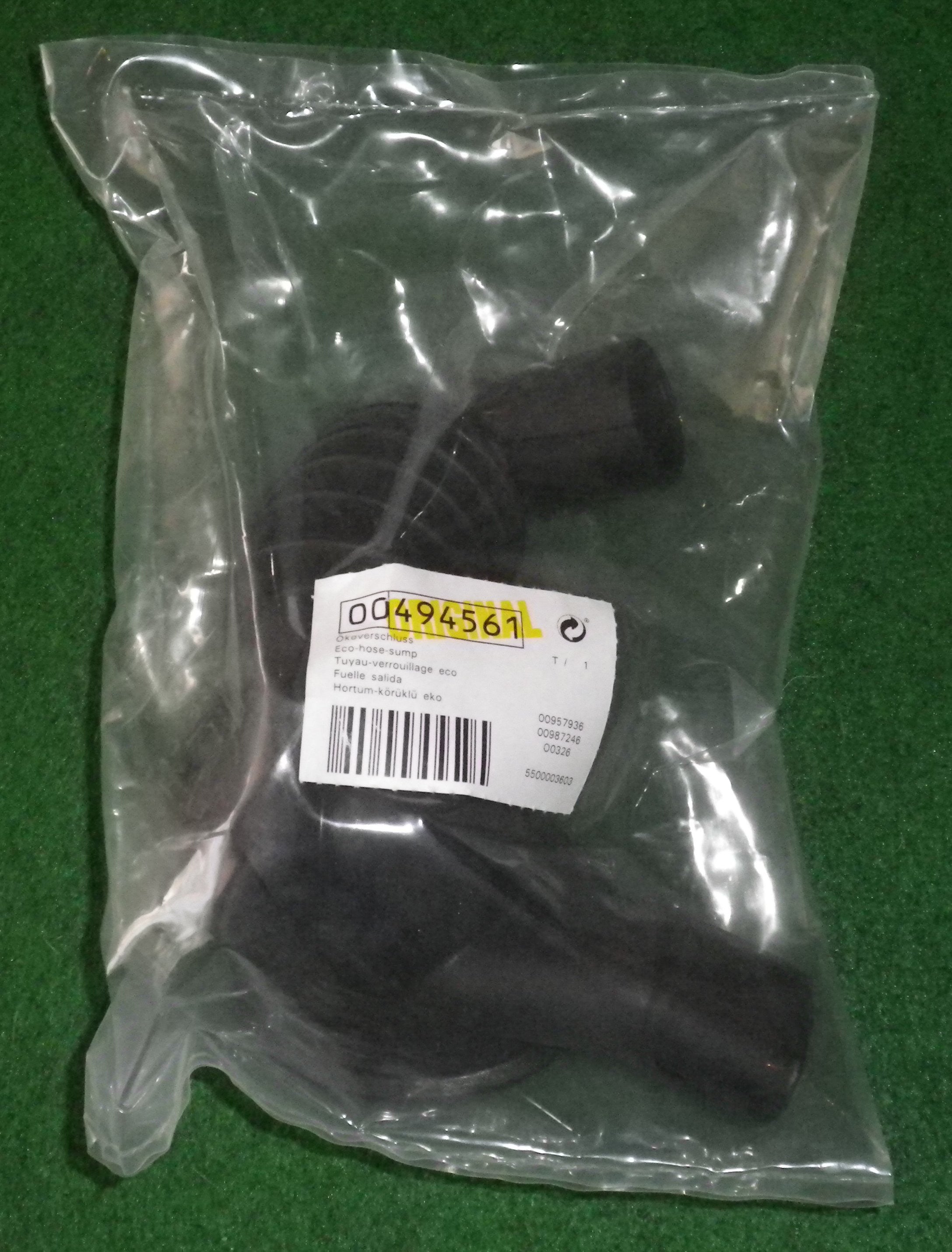 Bosch Front Load Washer Drain Sump Bellows Hose - Part # 494561