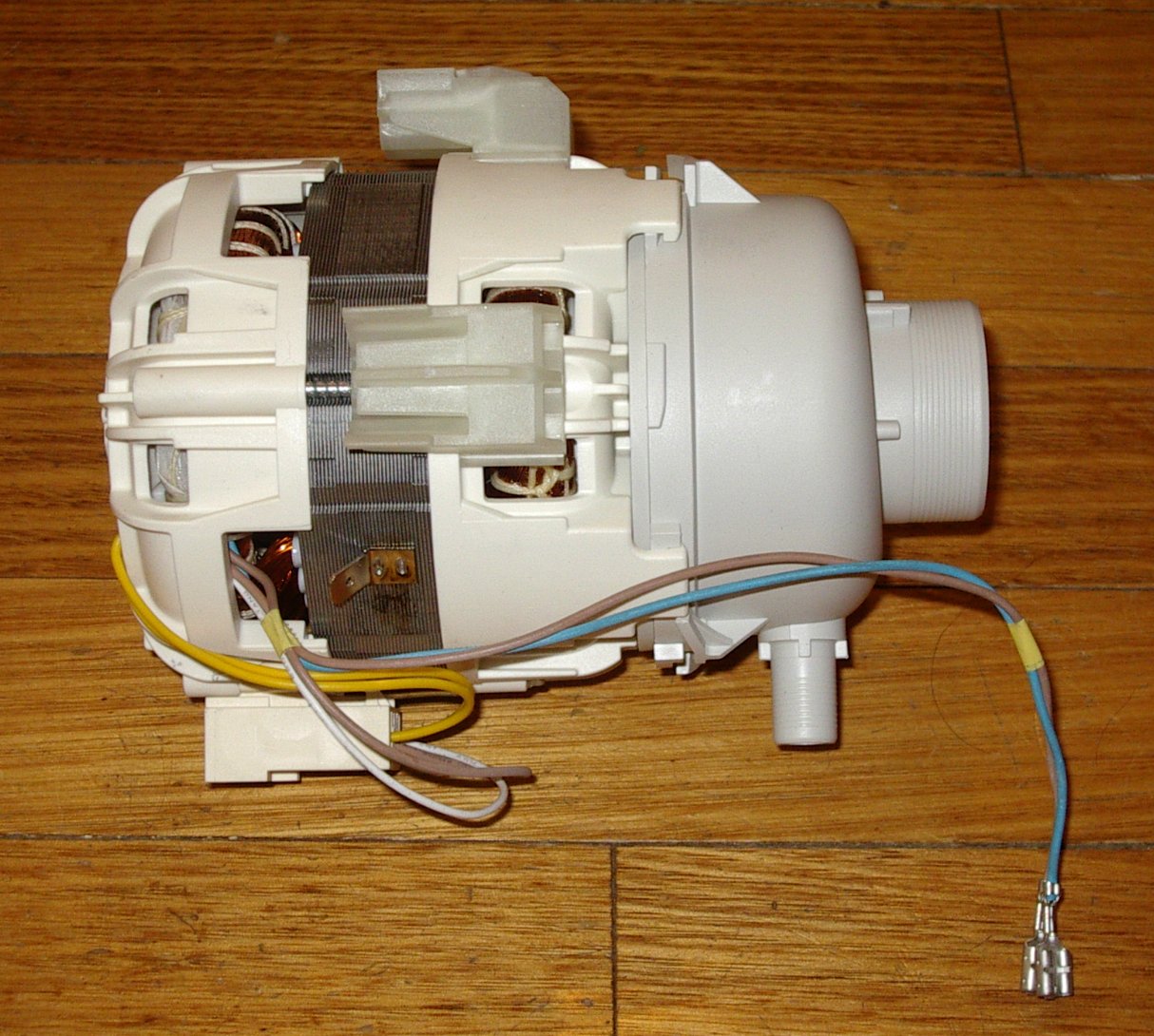High - Performance Dishwasher Wash Pump Motor Assembly for AEG, Dishlex, Simpson, and Westinghouse - Part # 0214477037